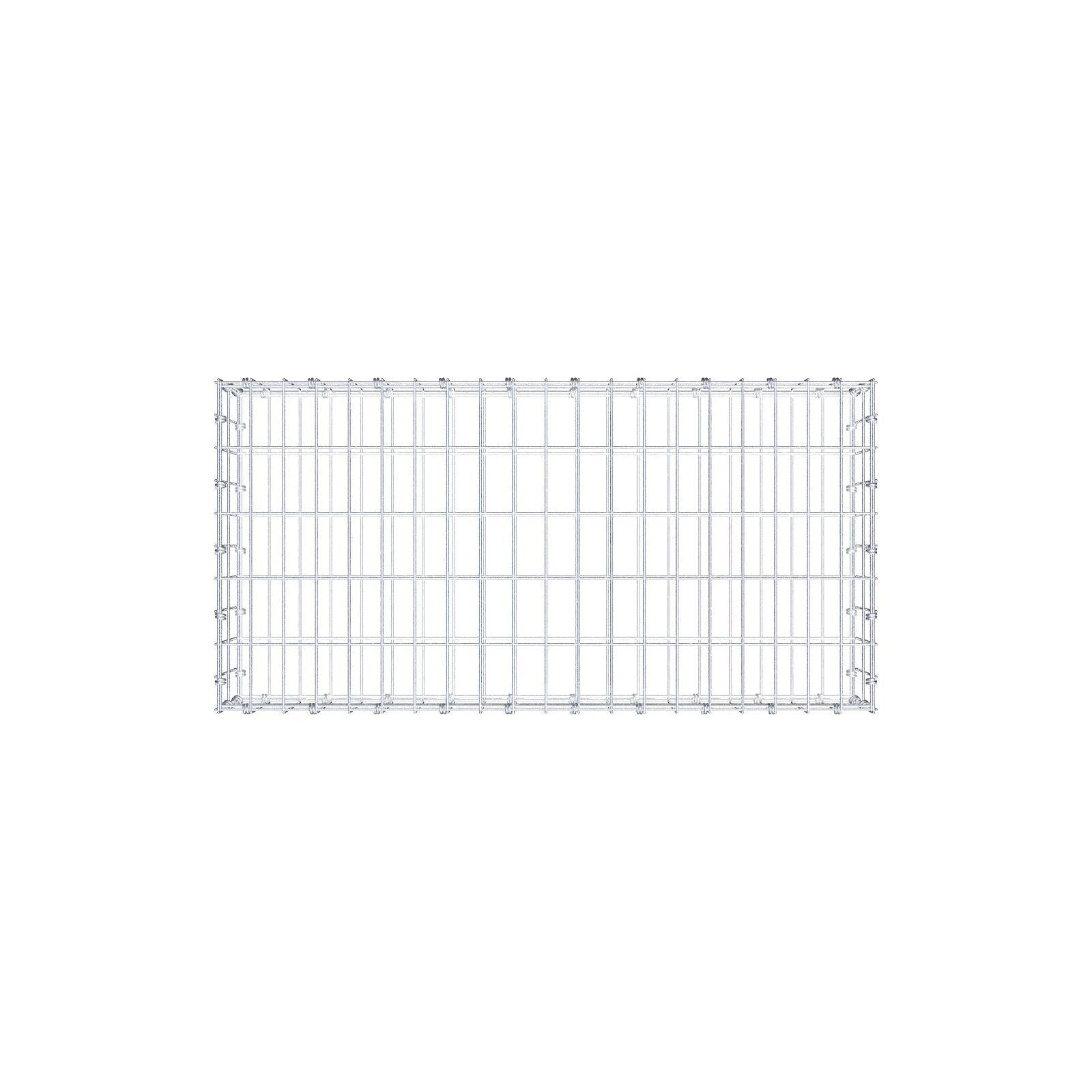 Gabbione 100 cm x 20 cm x 50 cm (L x H x P), maglia 5 x 10 cm, anello a spirale