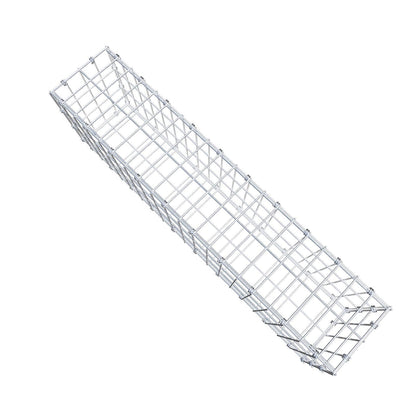 Gabion 100 cm x 30 cm x 20 cm (L x H x P), mailles 5 x 10 cm, anneau en spirale