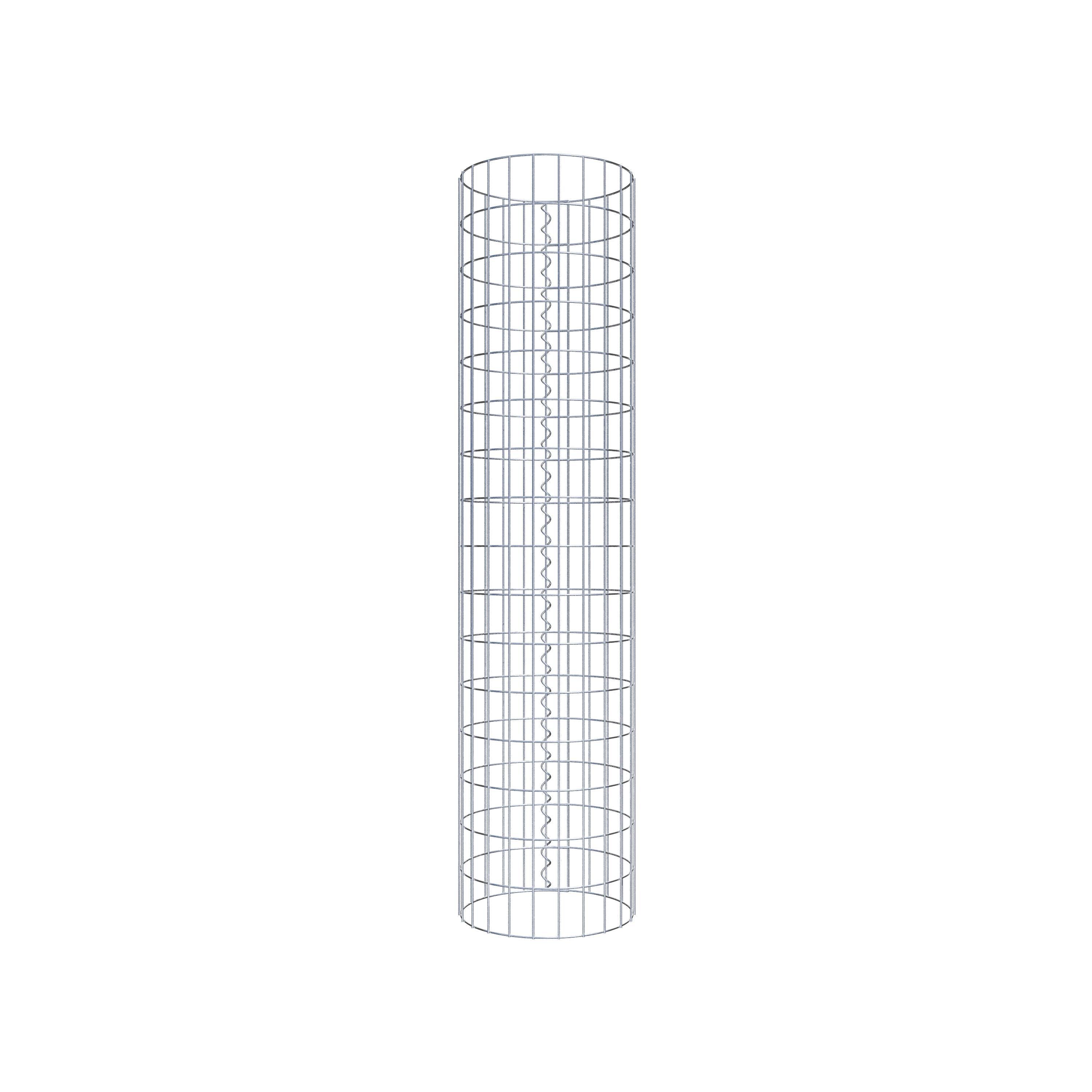 Colonne gabion diamètre 37 cm, MW 5 x 10 cm ronde