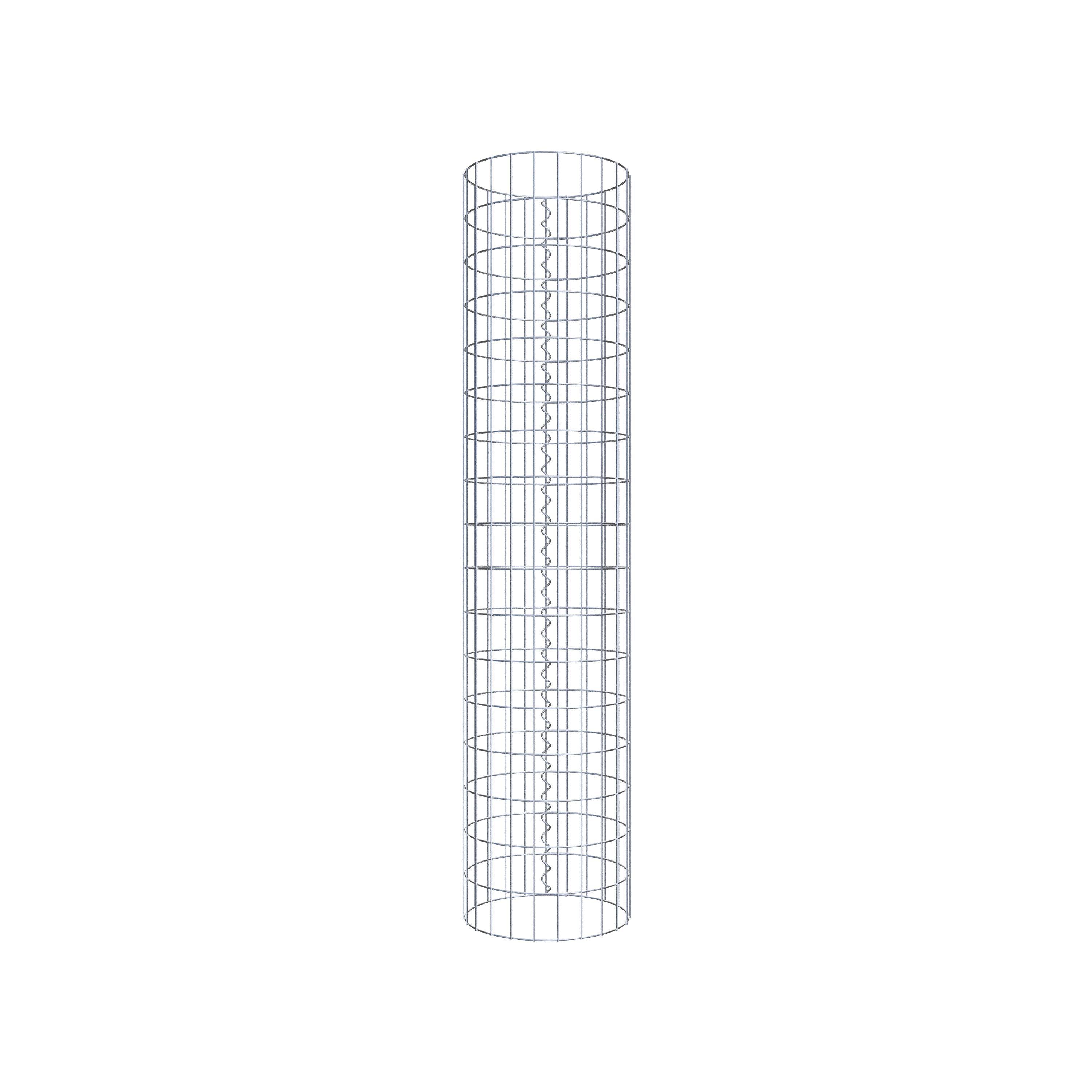 Colonne gabion diamètre 37 cm, MW 5 x 10 cm ronde