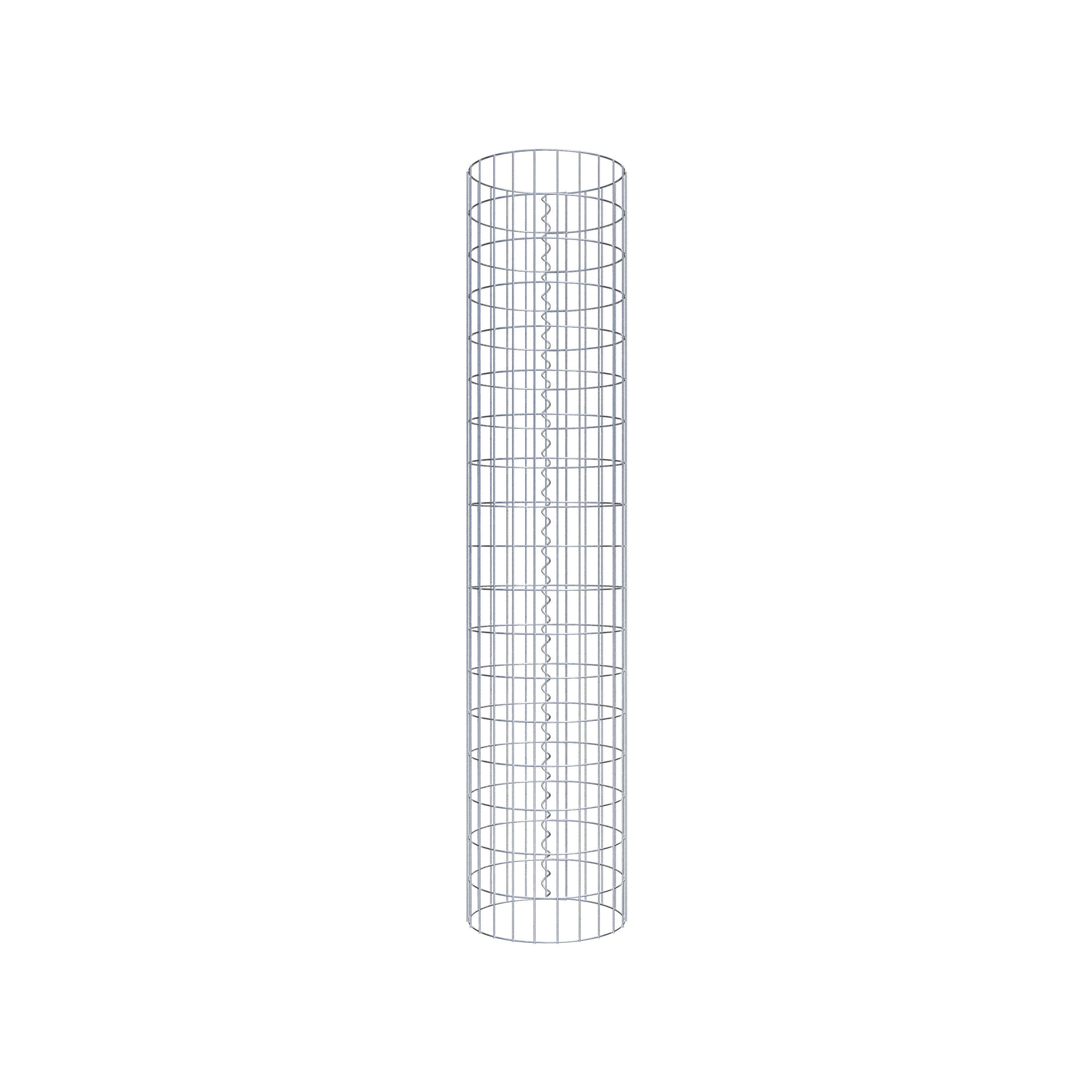 Colonne gabion diamètre 37 cm, MW 5 x 10 cm ronde