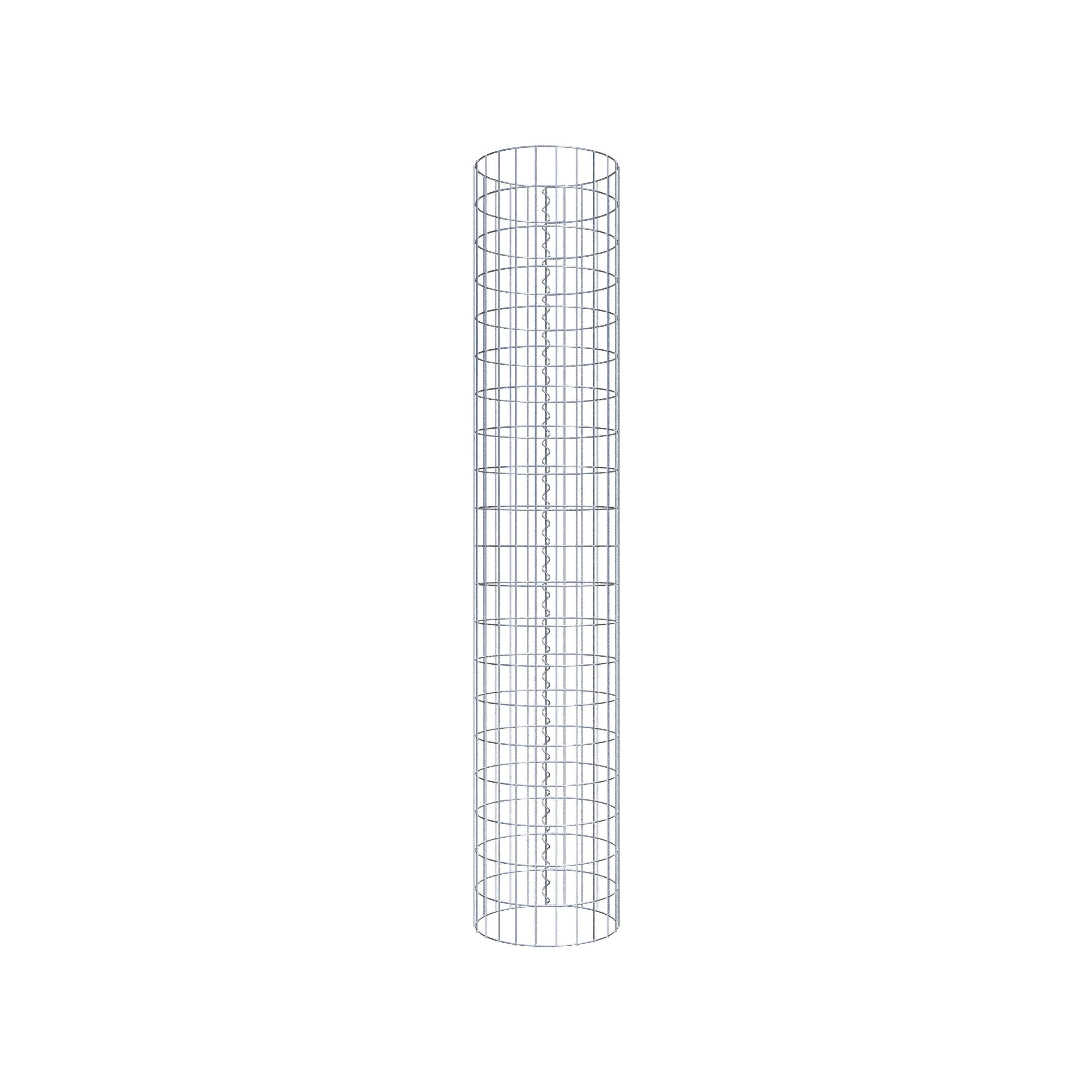 Colonne gabion diamètre 37 cm, MW 5 x 10 cm ronde