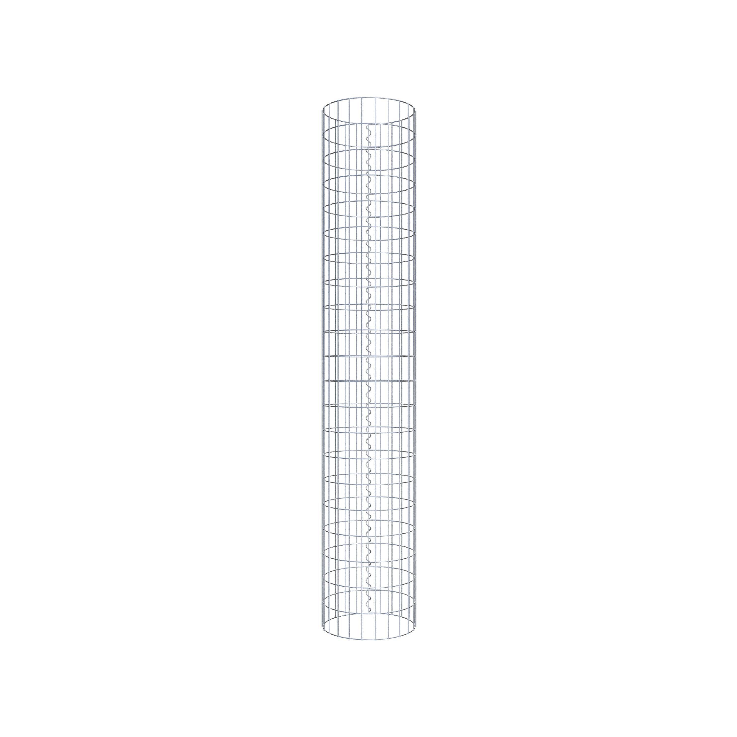 Colonne gabion diamètre 37 cm, MW 5 x 10 cm ronde