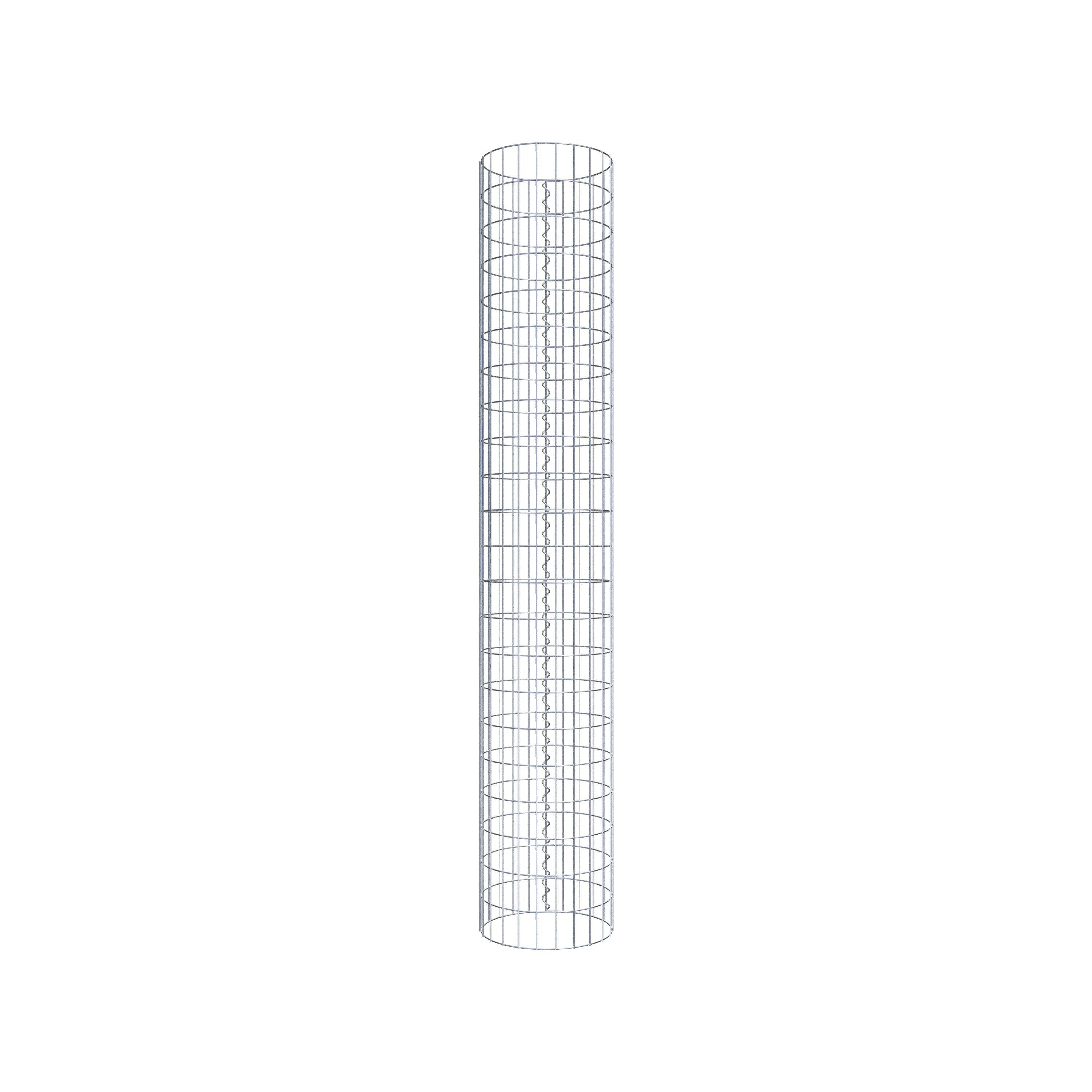 Colonne gabion diamètre 37 cm, MW 5 x 10 cm ronde