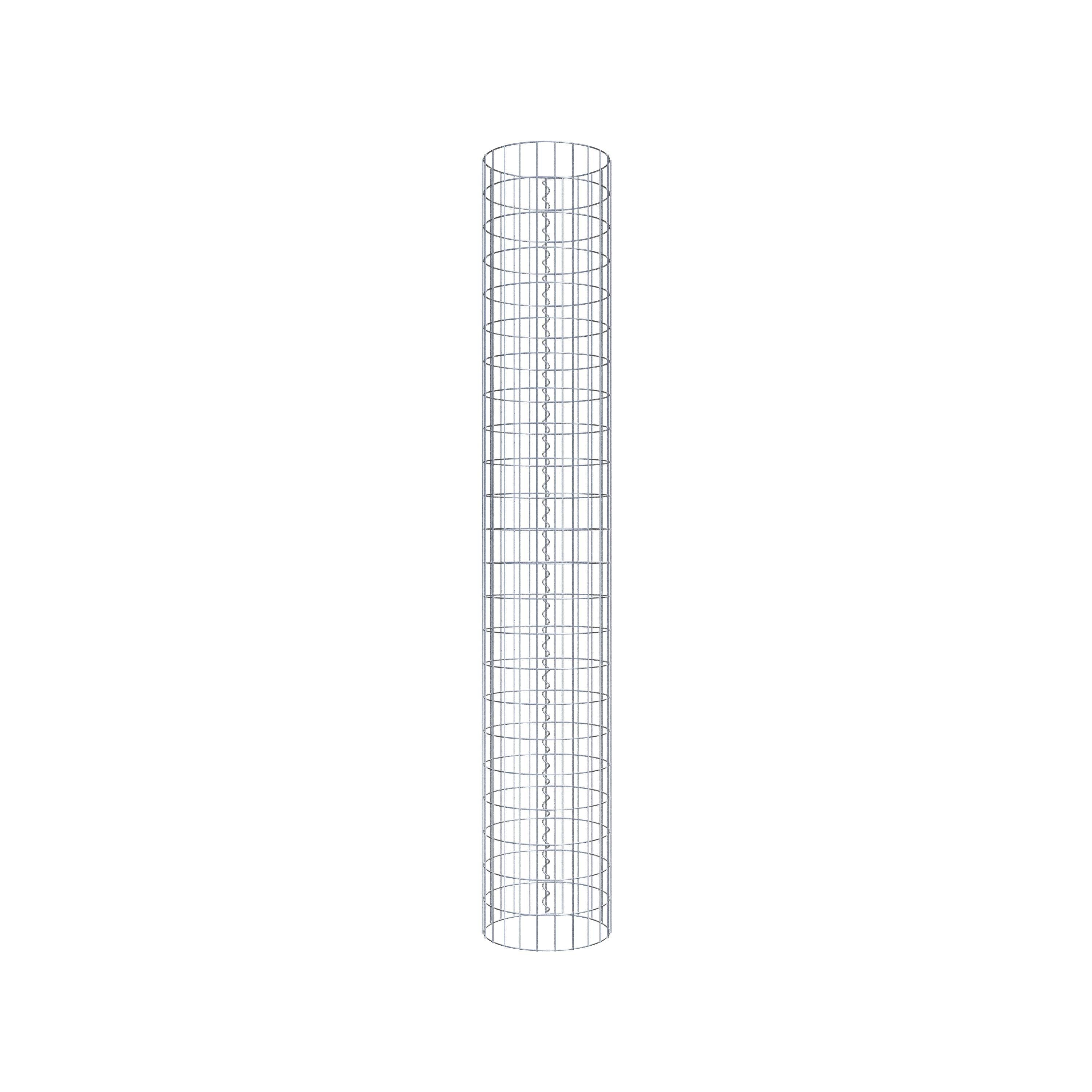 Colonne gabion diamètre 37 cm, MW 5 x 10 cm ronde