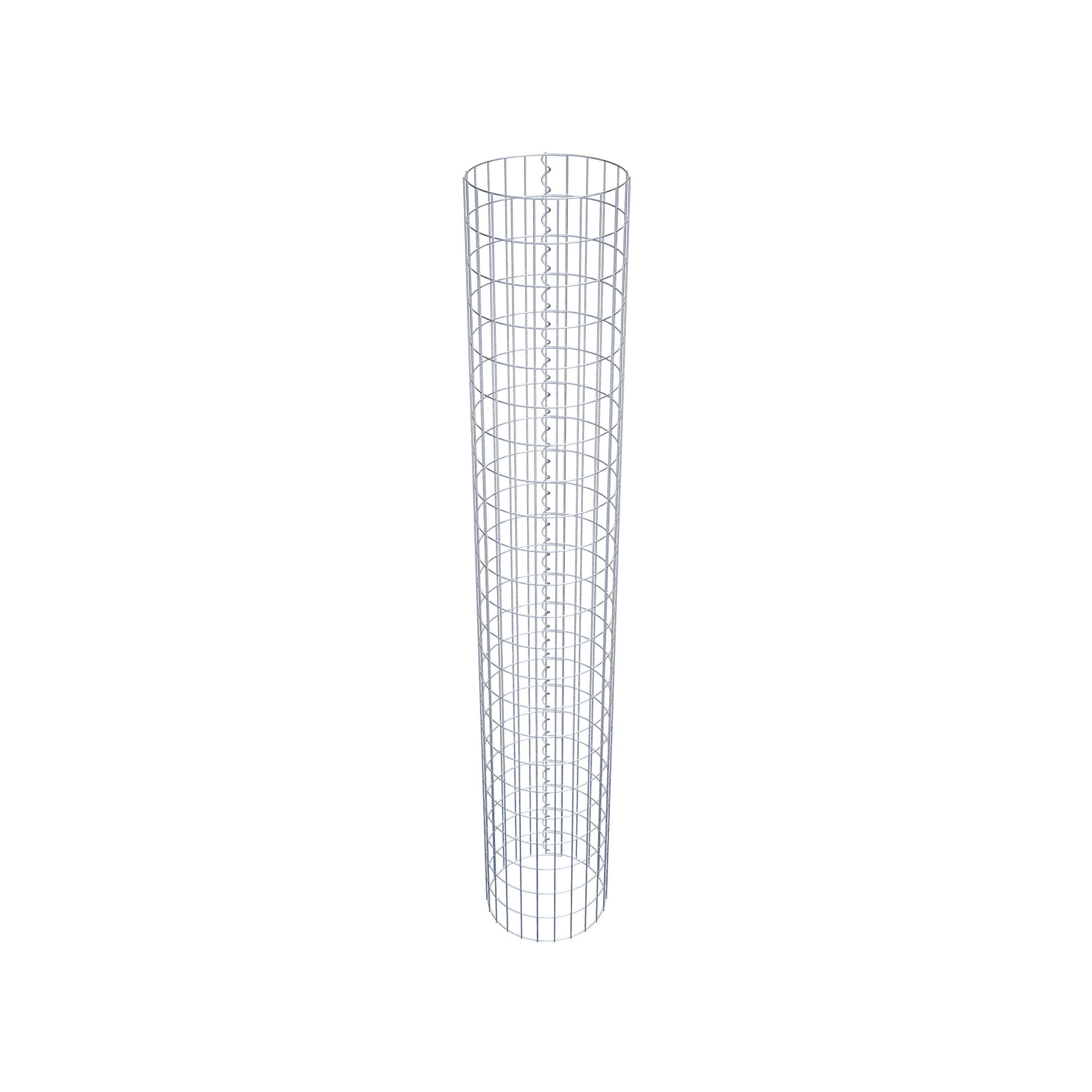 Colonne gabion diamètre 37 cm, MW 5 x 10 cm ronde