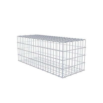 Schanskorf 100 cm x 40 cm x 40 cm (L x H x D), maaswijdte 5 x 10 cm, spiraalring