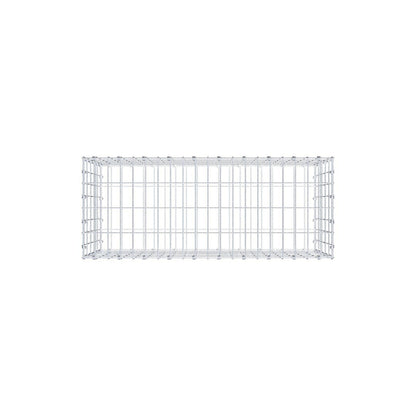 Gabion 100 cm x 50 cm x 40 cm (L x H x P), mailles 5 x 10 cm, anneau en spirale
