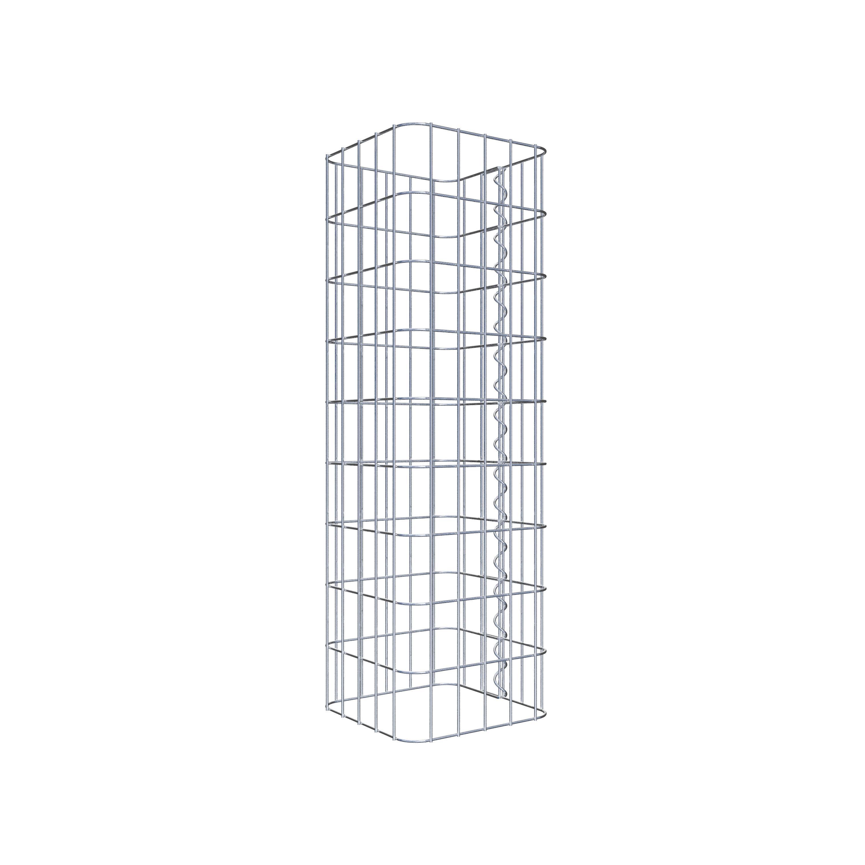 Colonne gabion 27 x 27 cm, MW 5 x 10 cm carré