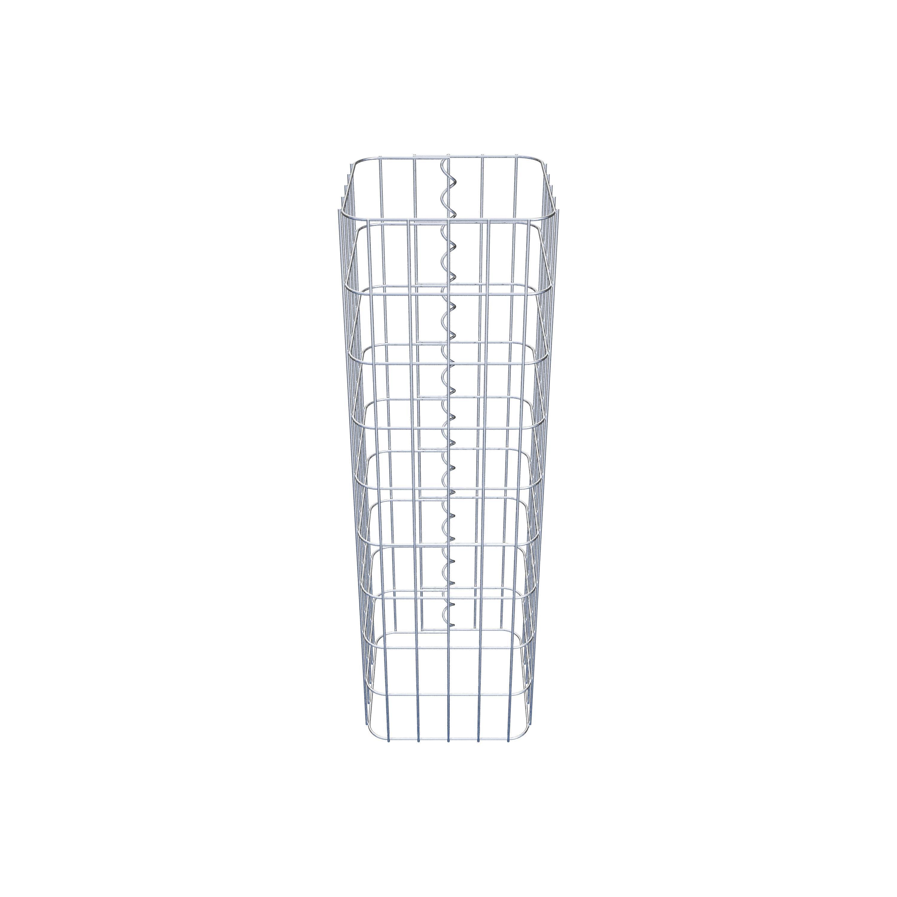 Colonne gabion 27 x 27 cm, MW 5 x 10 cm carré