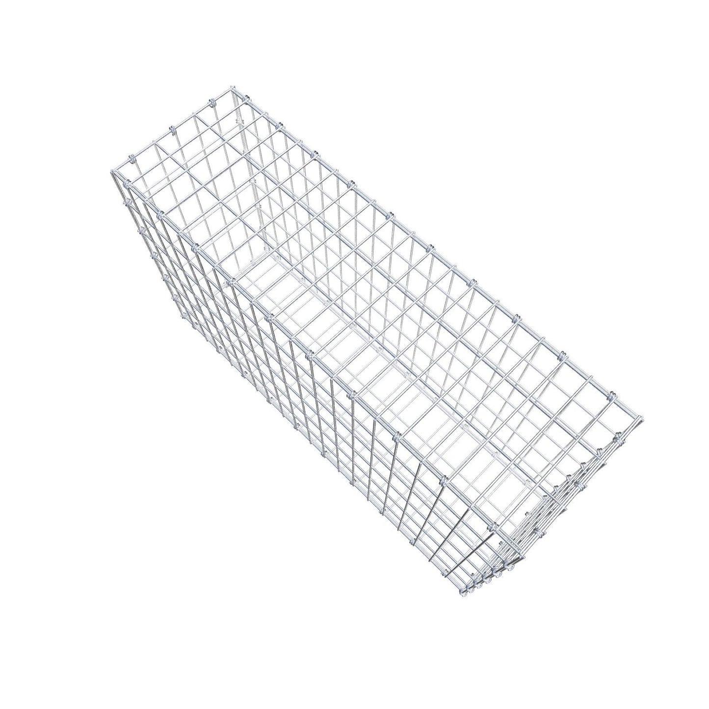 Gabion 100 cm x 60 cm x 30 cm (L x H x P), mailles 5 x 10 cm, anneau en spirale
