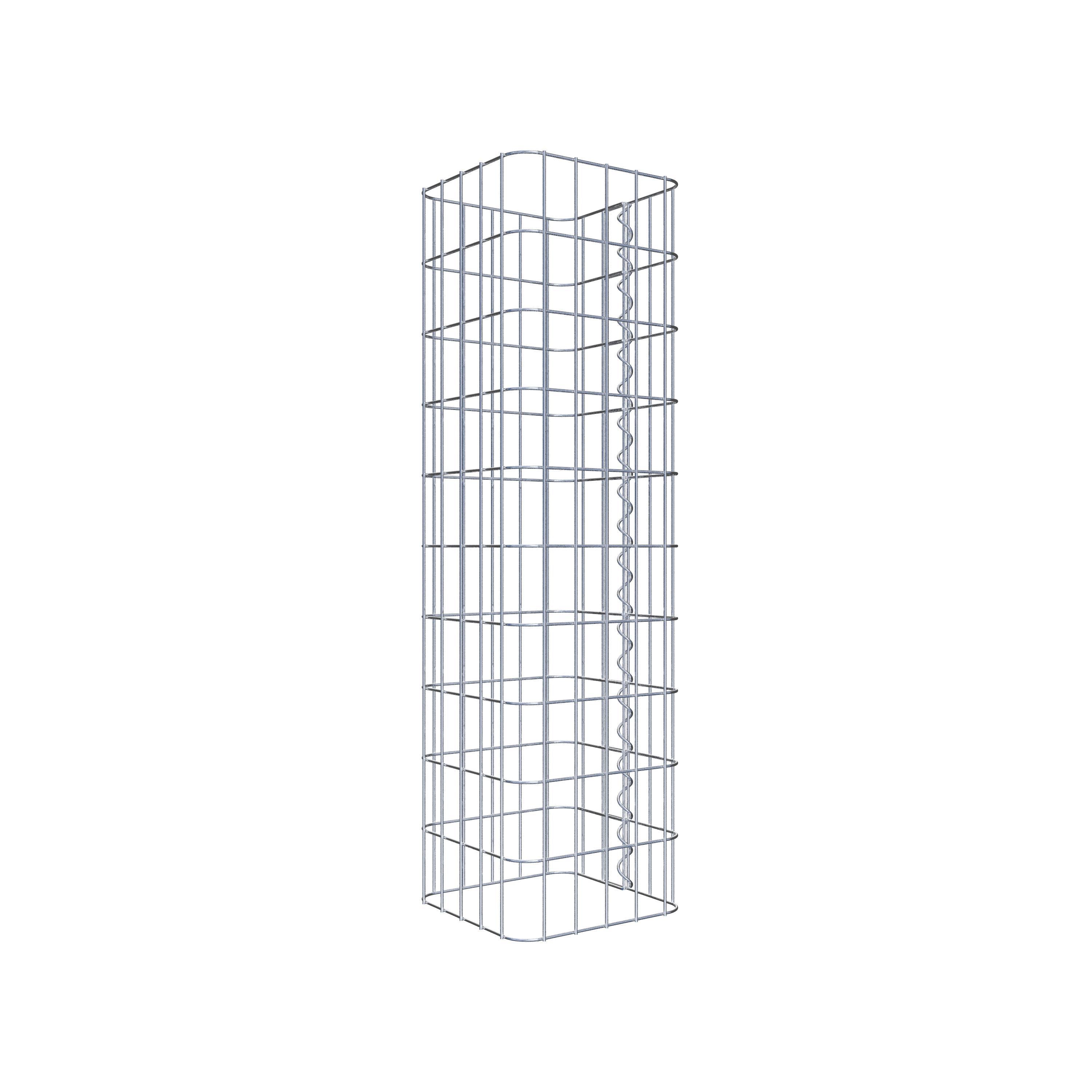 Colonne gabion 27 x 27 cm, MW 5 x 10 cm carré