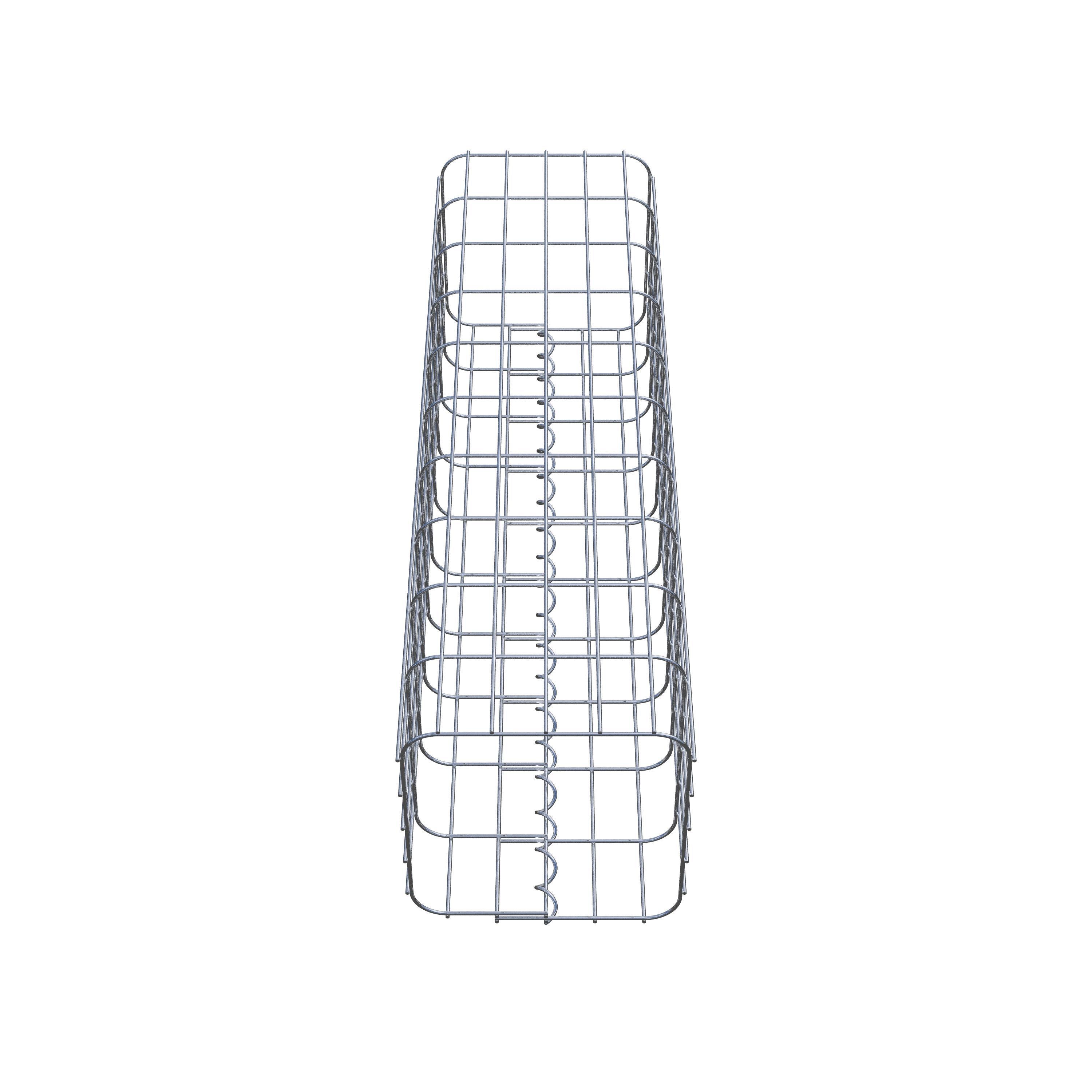 Colonne gabion 27 x 27 cm, MW 5 x 10 cm carré