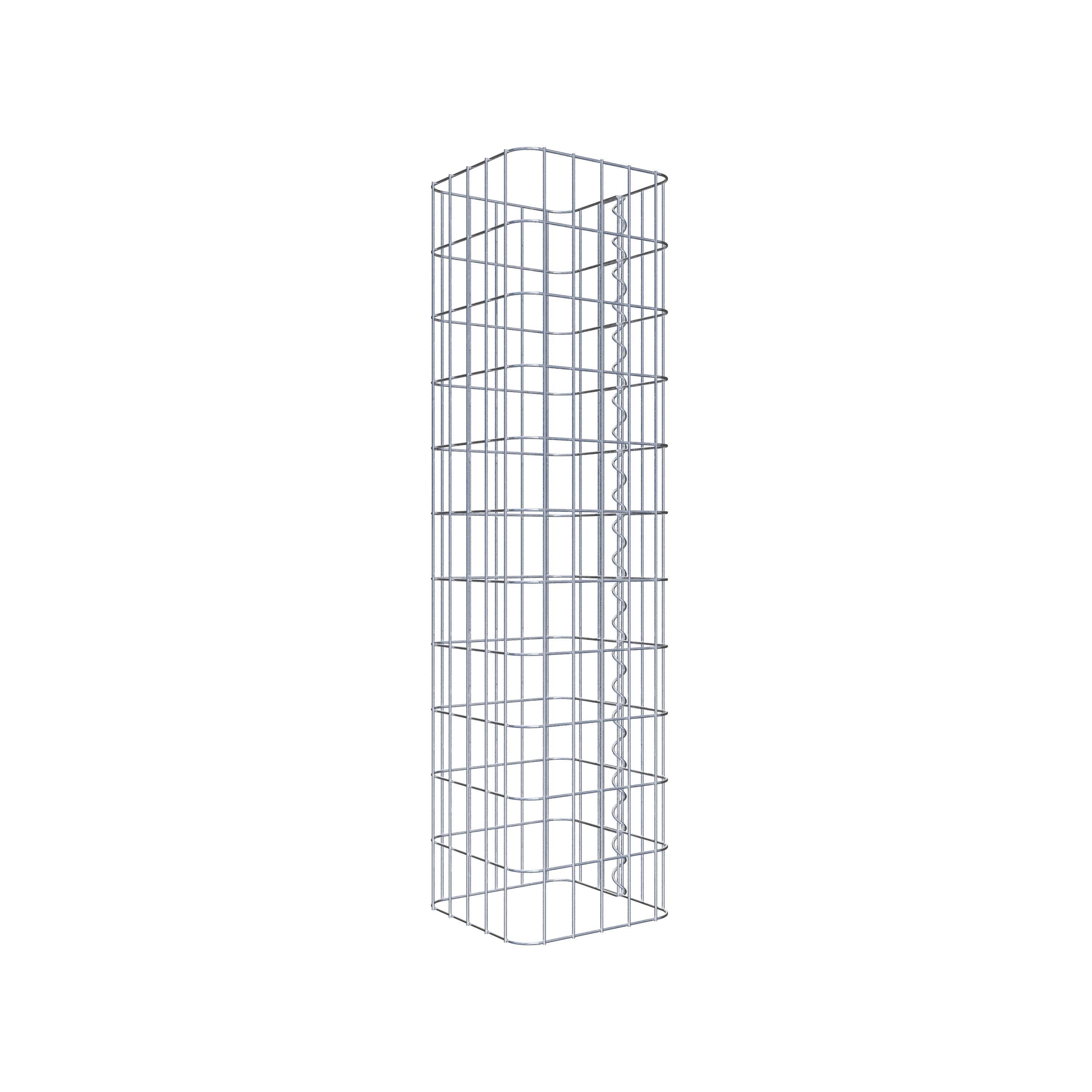 Colonne gabion 27 x 27 cm, MW 5 x 10 cm carré