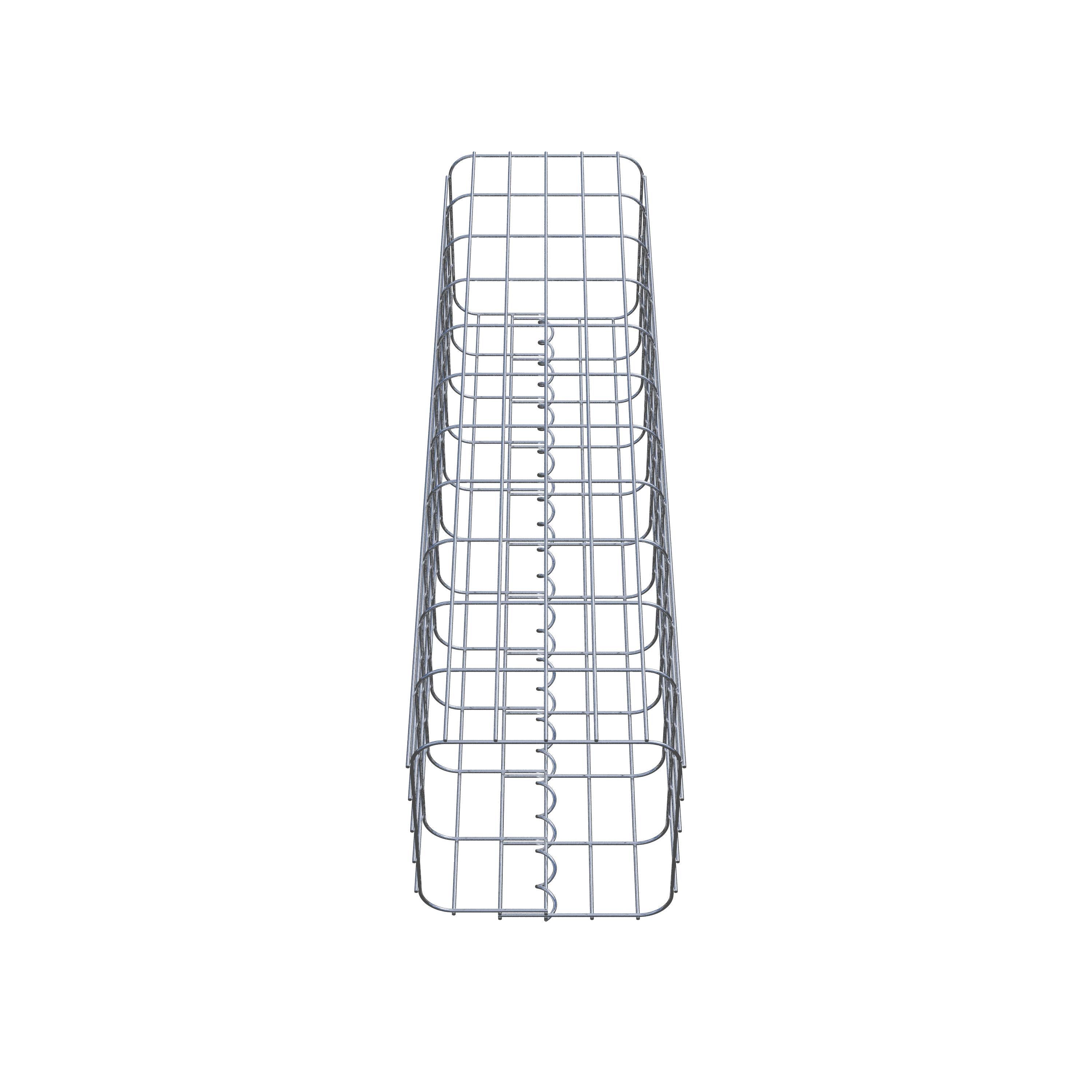 Colonne gabion 27 x 27 cm, MW 5 x 10 cm carré