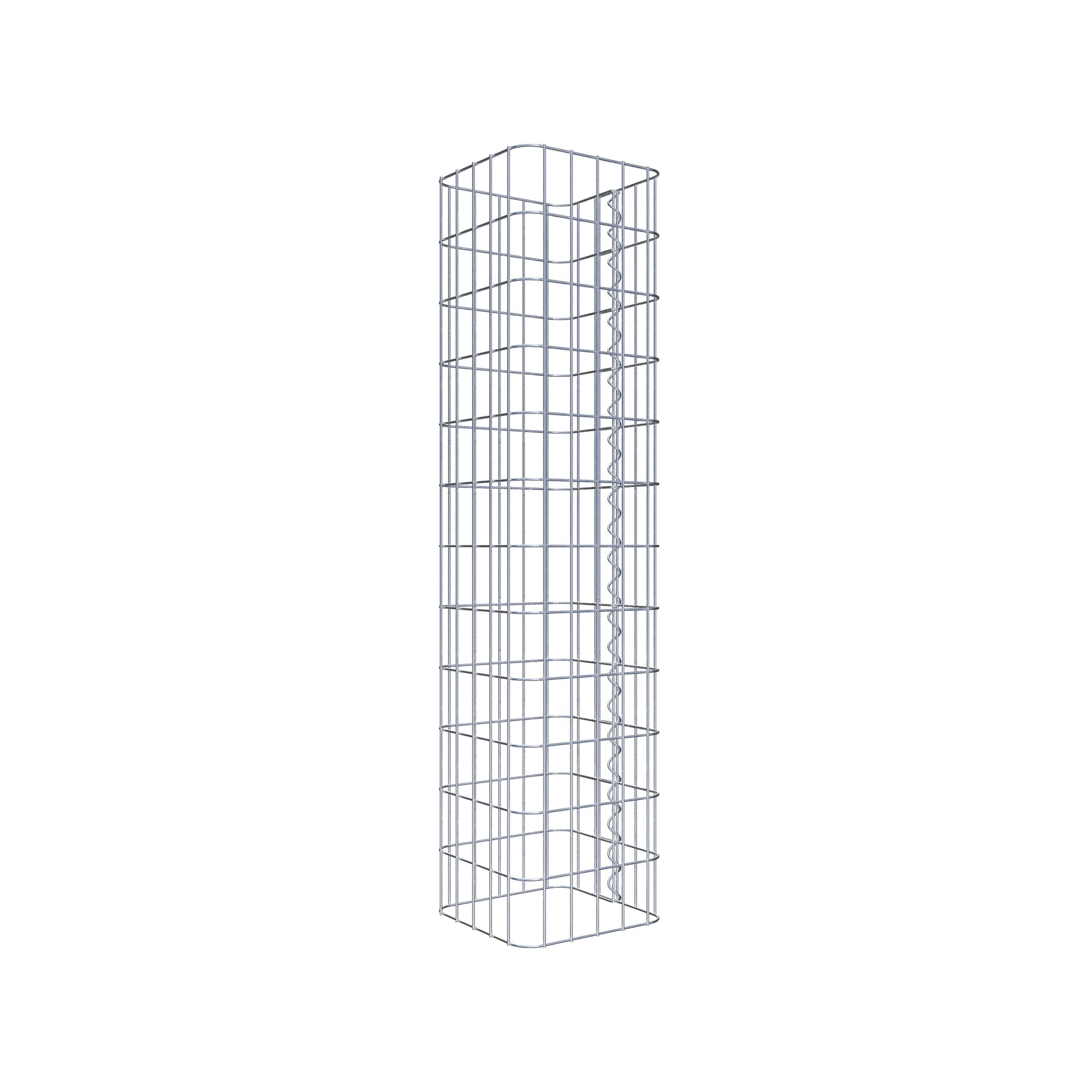 Colonne gabion 27 x 27 cm, MW 5 x 10 cm carré