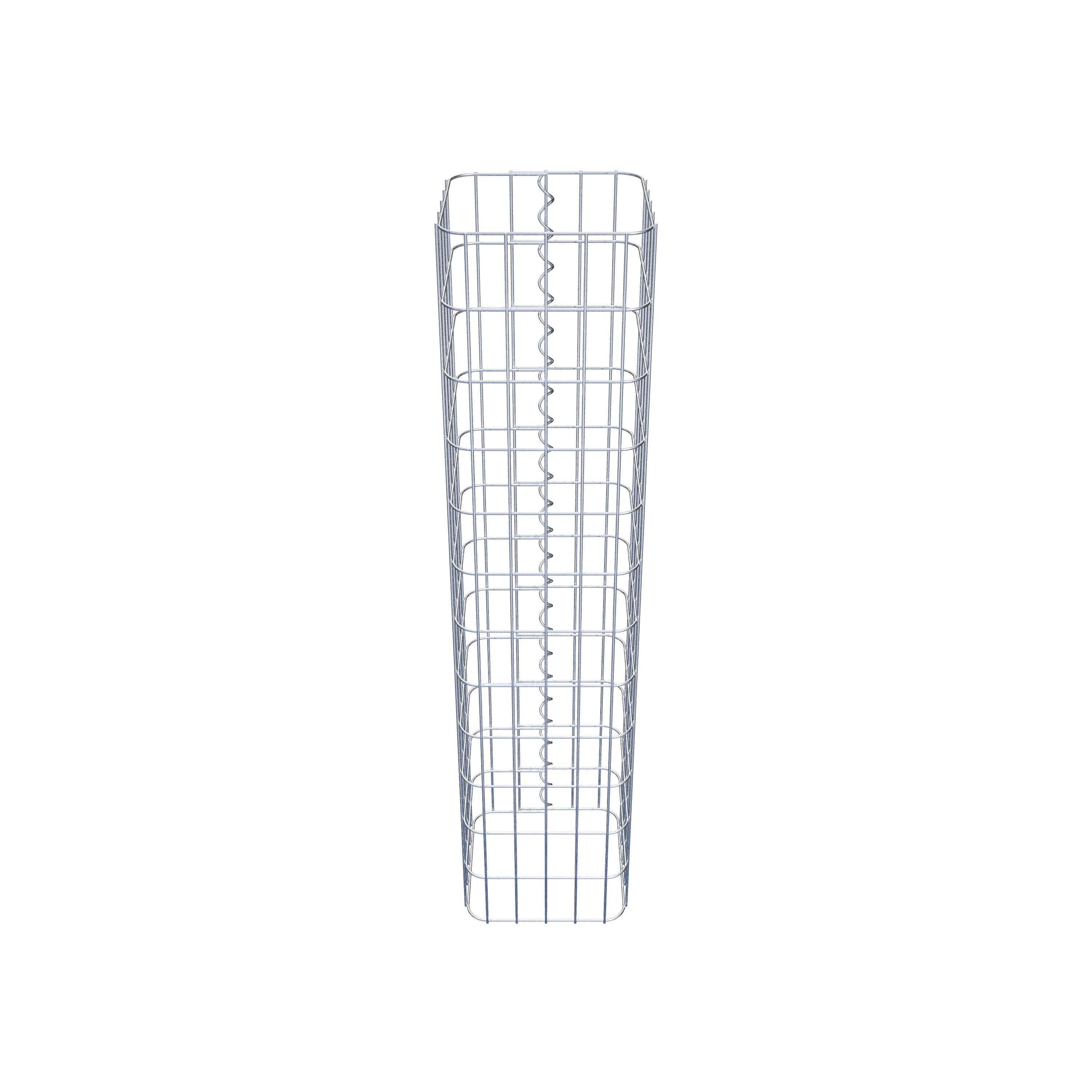 Colonne gabion 27 x 27 cm, MW 5 x 10 cm carré