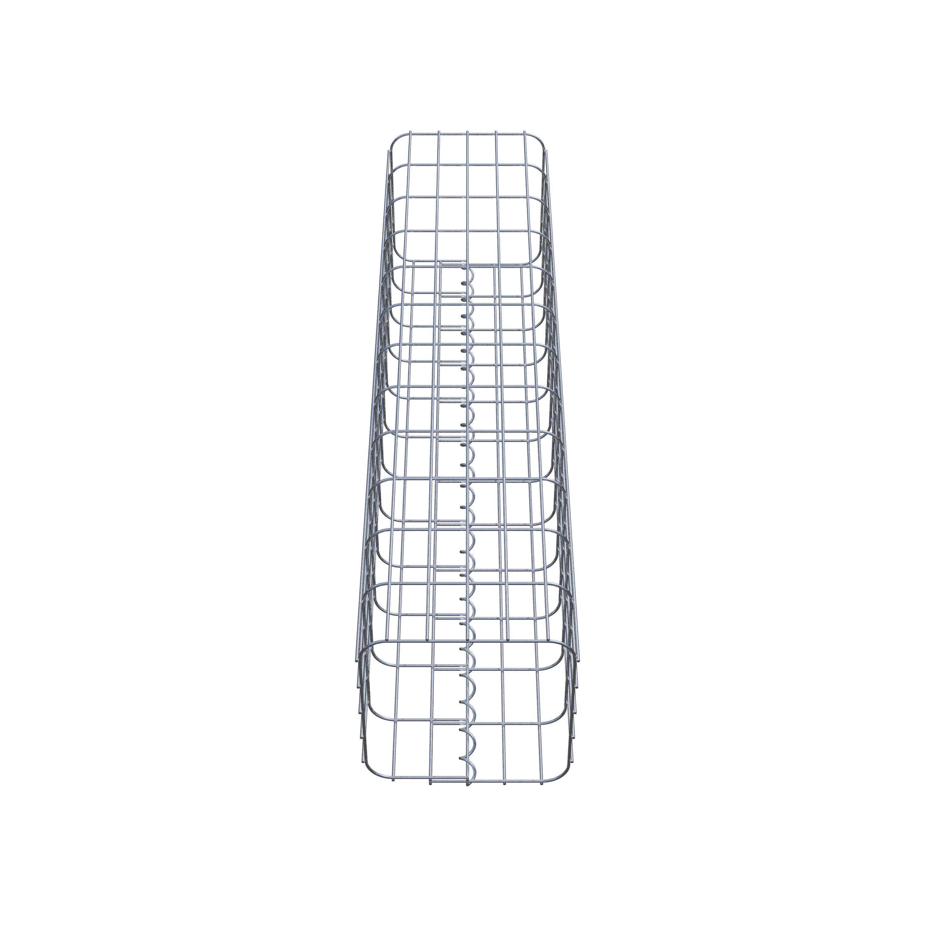 Colonne gabion 27 x 27 cm, MW 5 x 10 cm carré