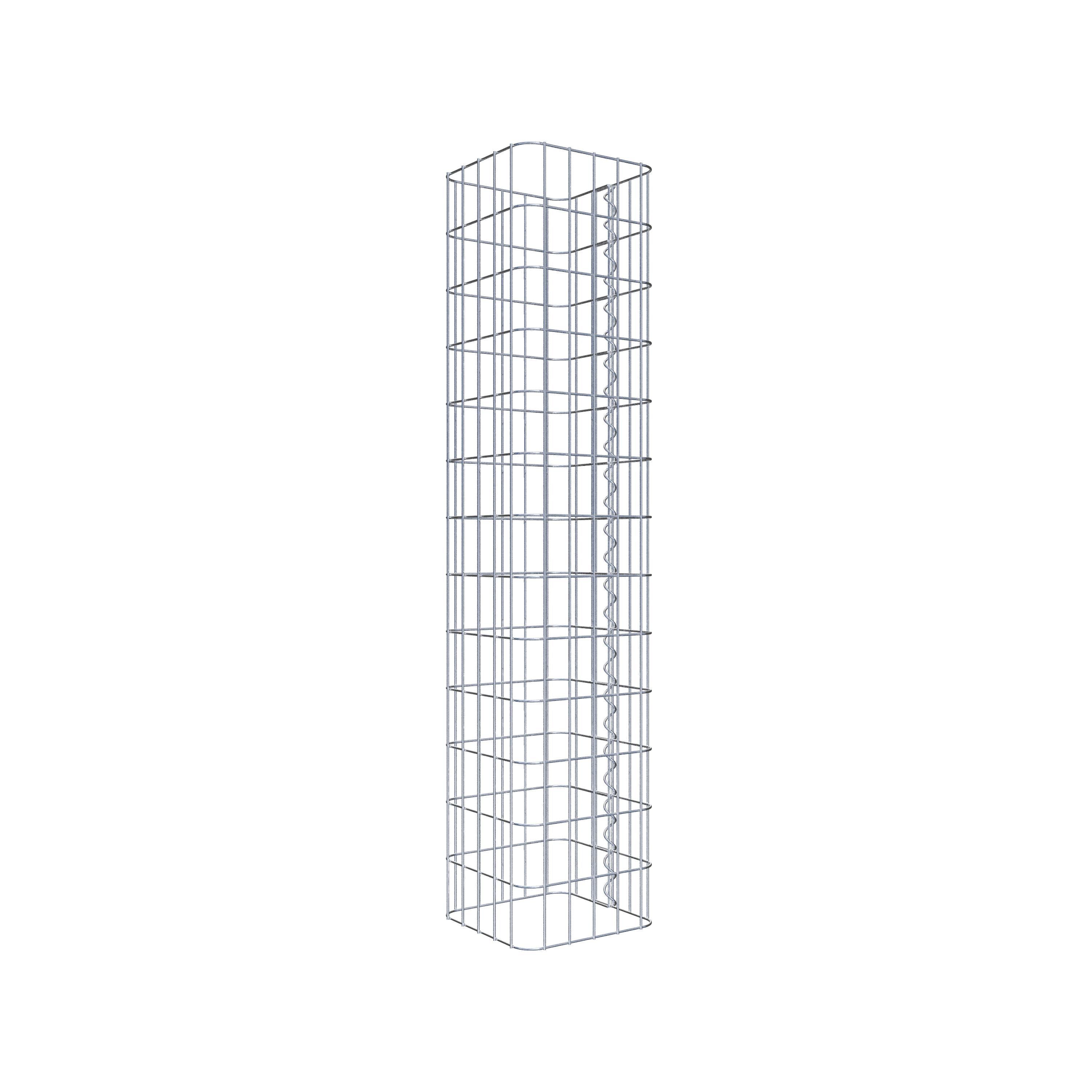 Colonne gabion 27 x 27 cm, MW 5 x 10 cm carré