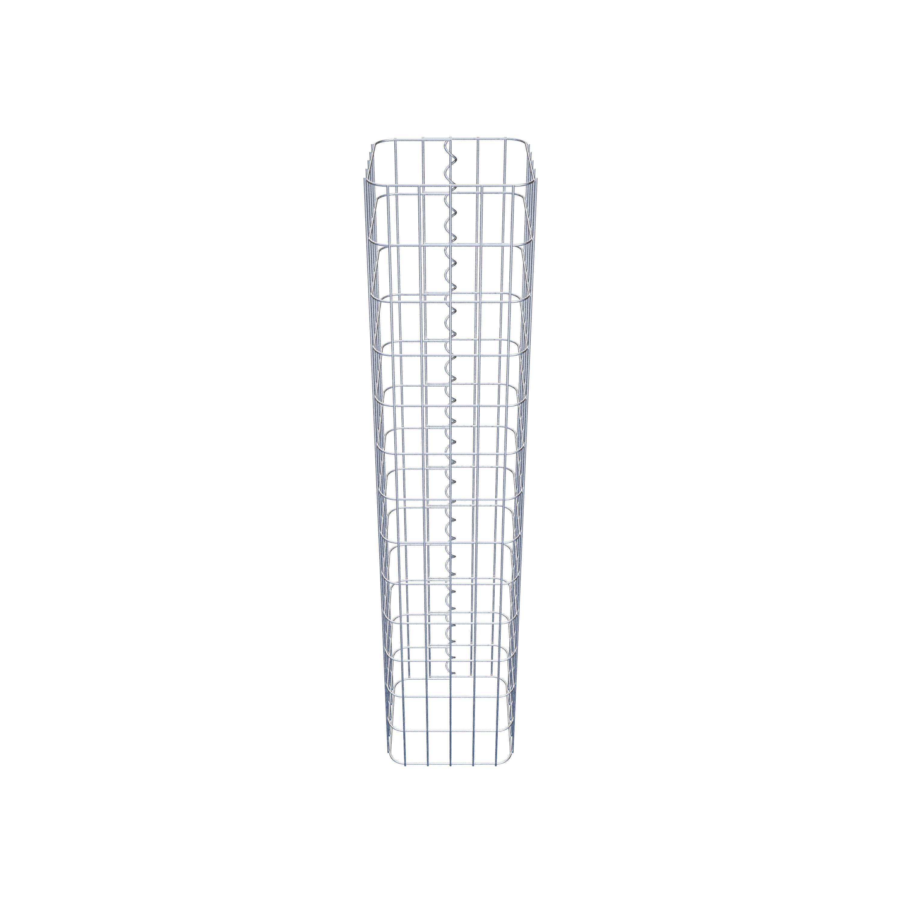 Colonne gabion 27 x 27 cm, MW 5 x 10 cm carré