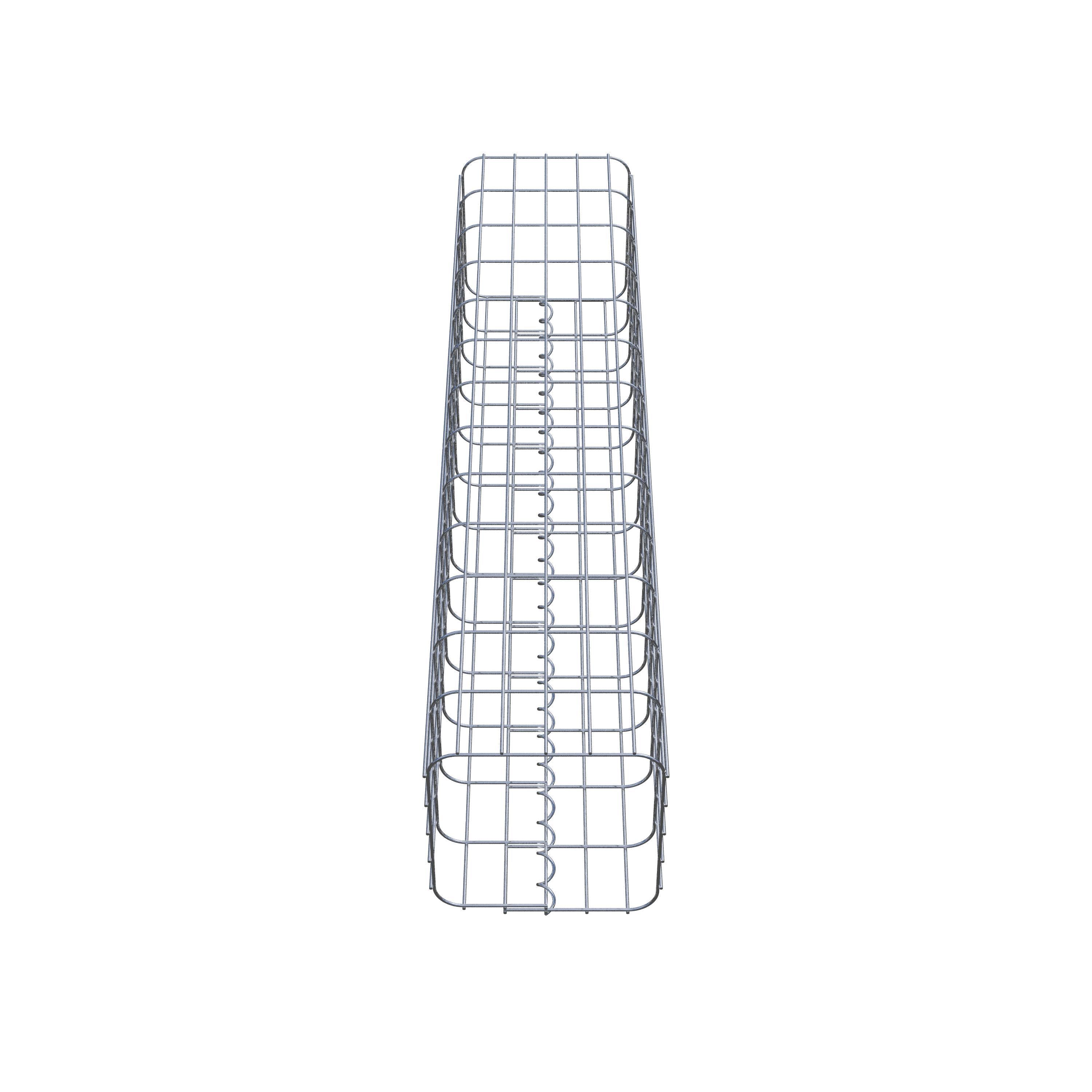 Colonne gabion 27 x 27 cm, MW 5 x 10 cm carré