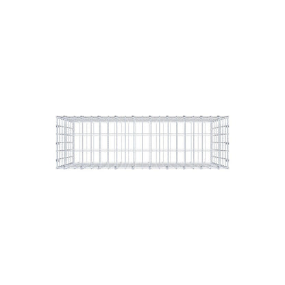 Gabion 100 cm x 70 cm x 30 cm (L x H x P), mailles 5 x 10 cm, anneau en spirale