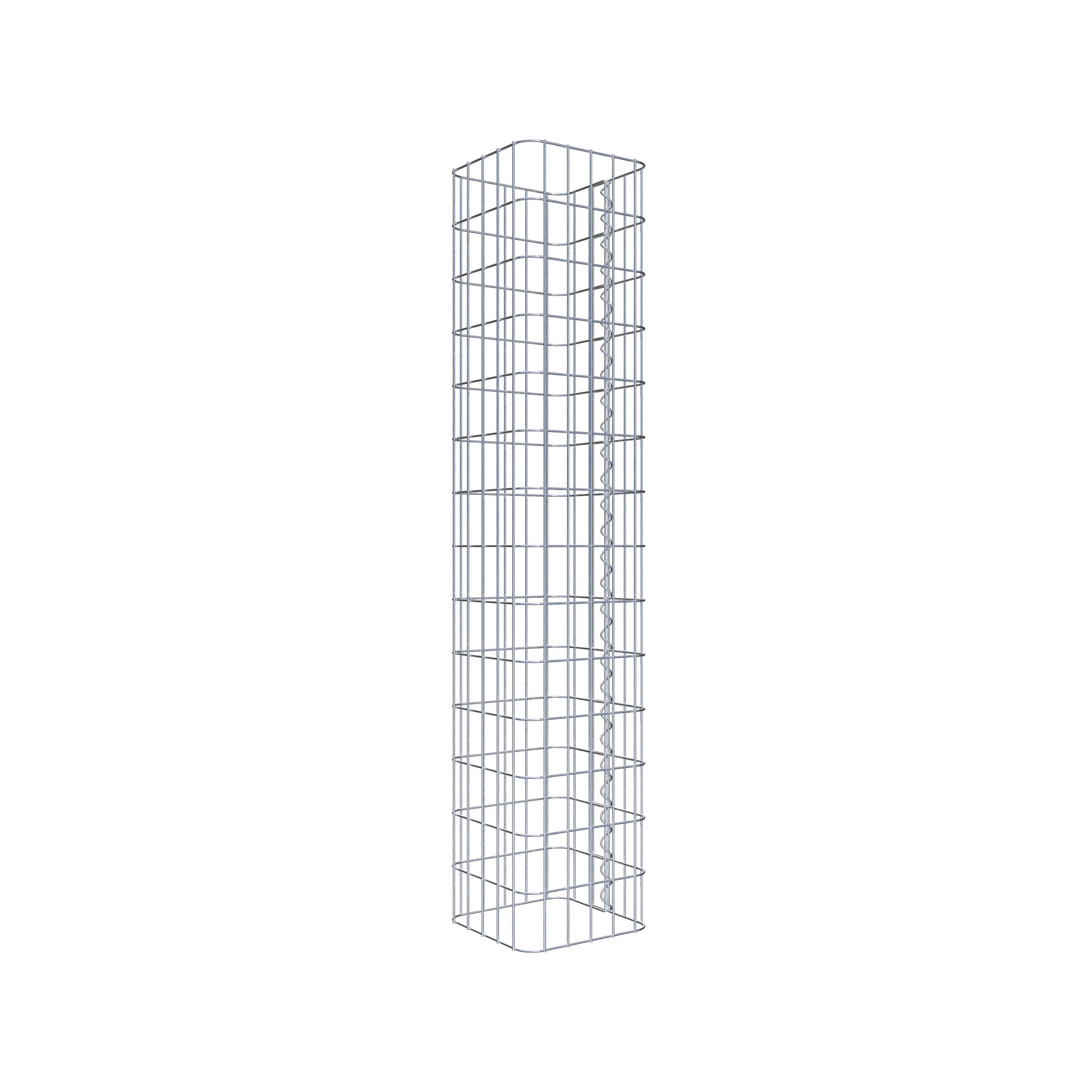 Colonne gabion 27 x 27 cm, MW 5 x 10 cm carré