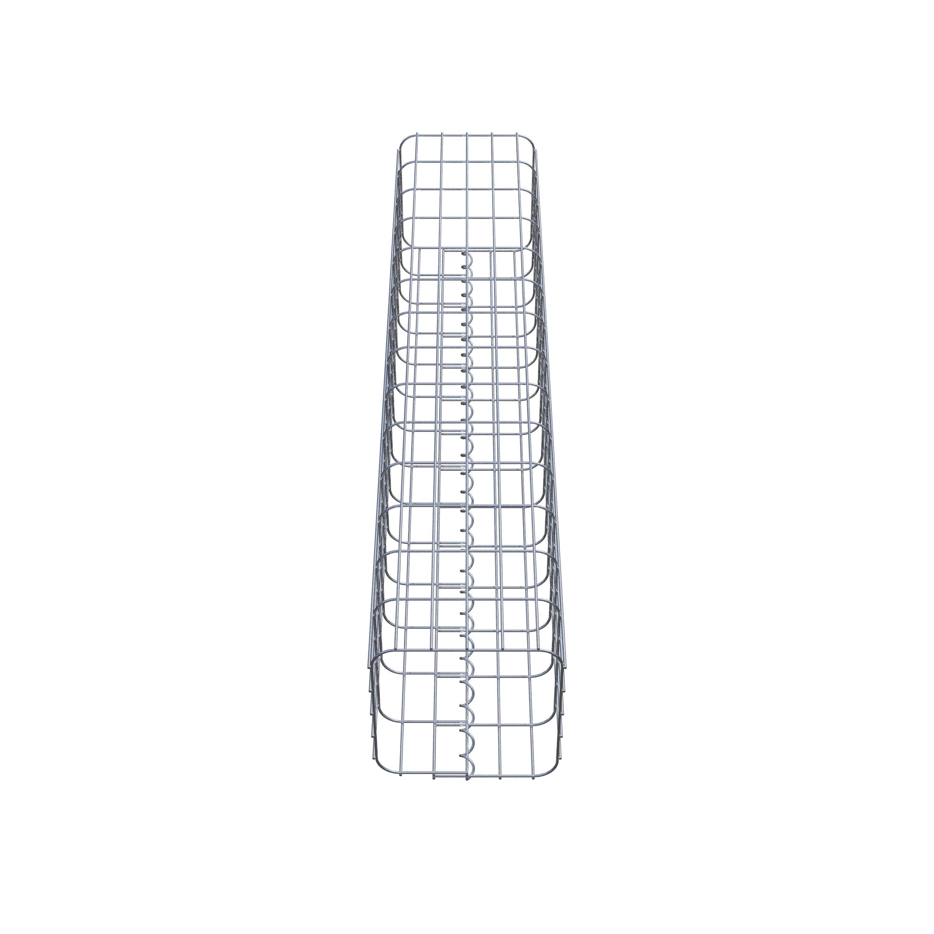 Colonne gabion 27 x 27 cm, MW 5 x 10 cm carré