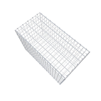 Gabion 100 cm x 70 cm x 50 cm (L x H x P), mailles 5 x 10 cm, anneau en spirale