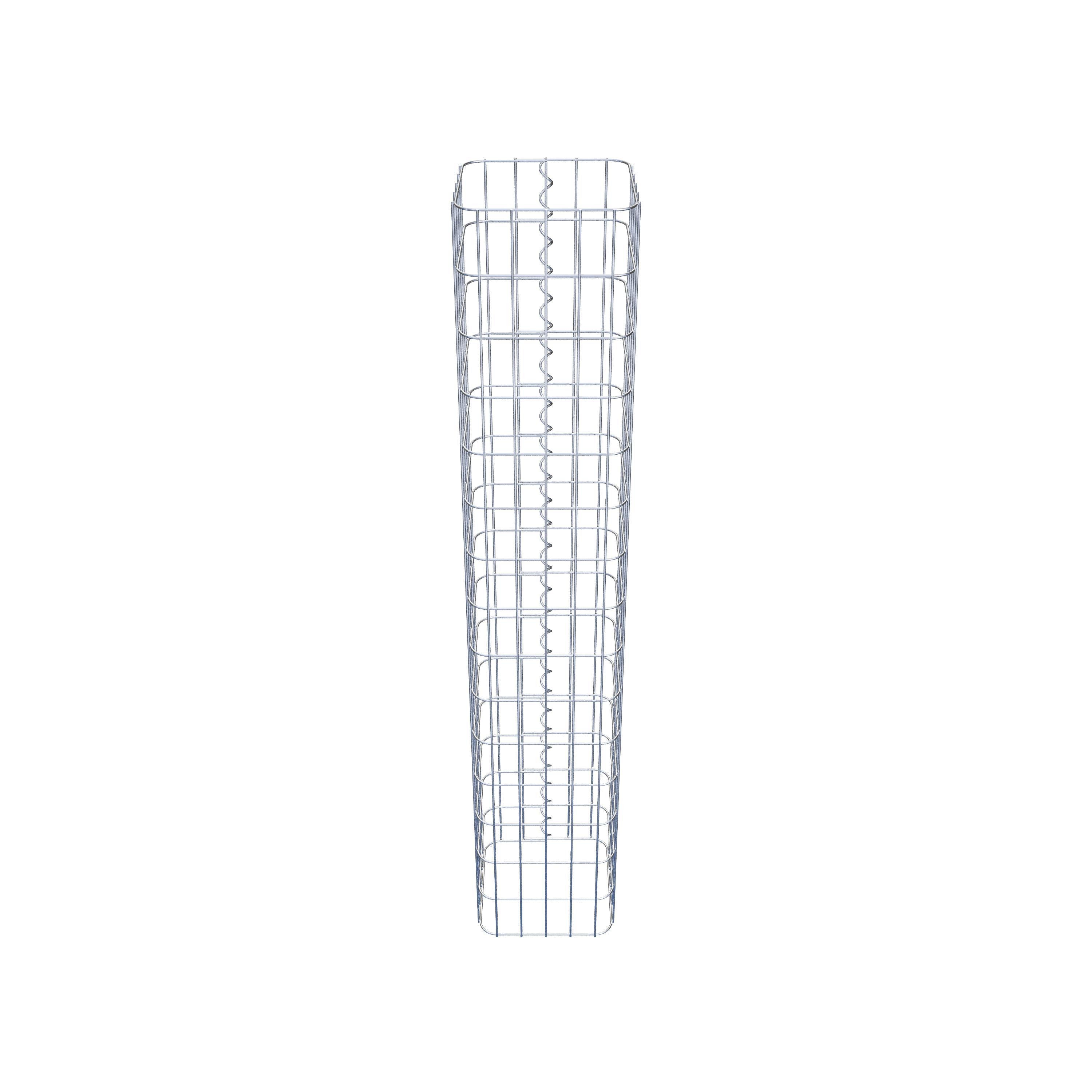 Colonne gabion 27 x 27 cm, MW 5 x 10 cm carré