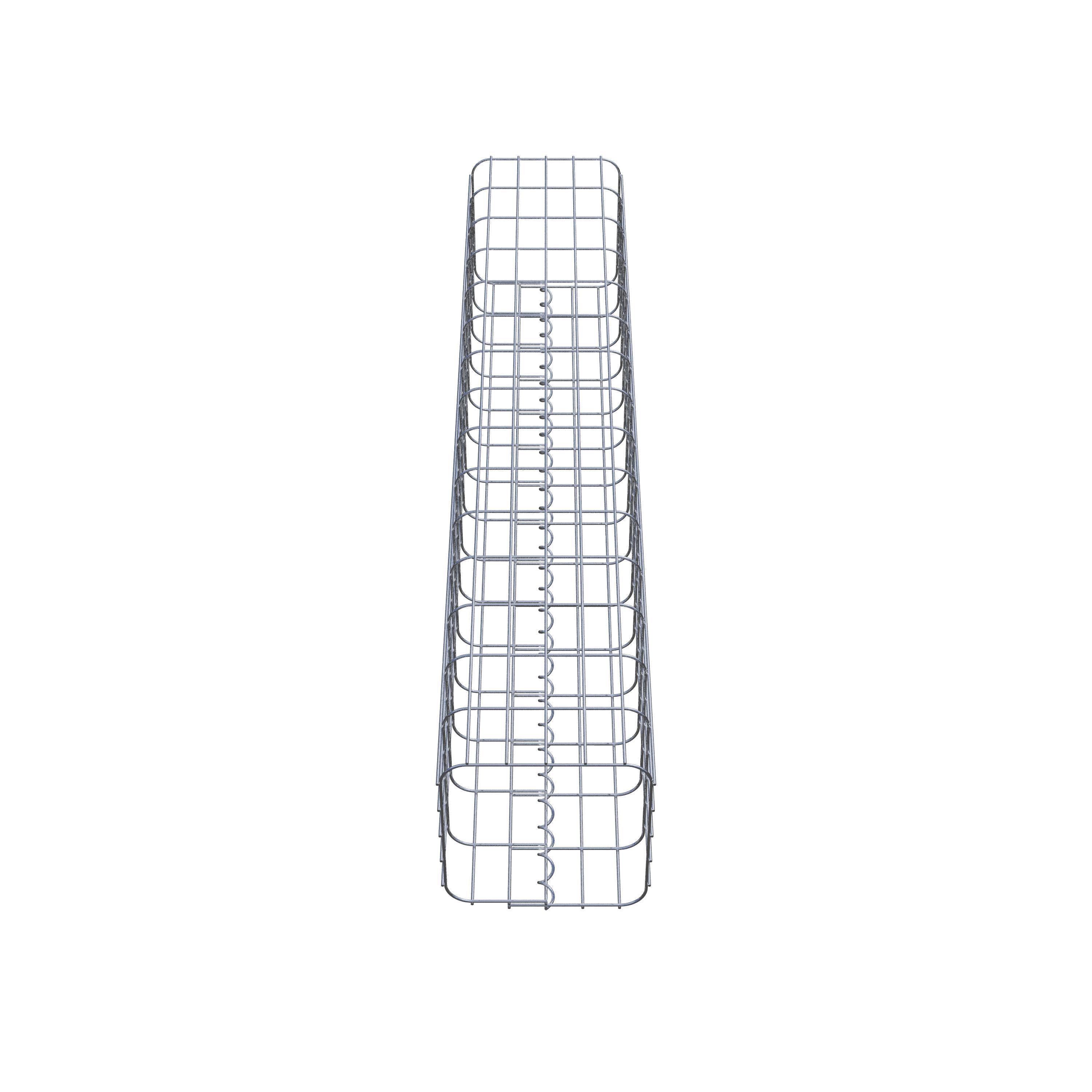 Colonne gabion 27 x 27 cm, MW 5 x 10 cm carré