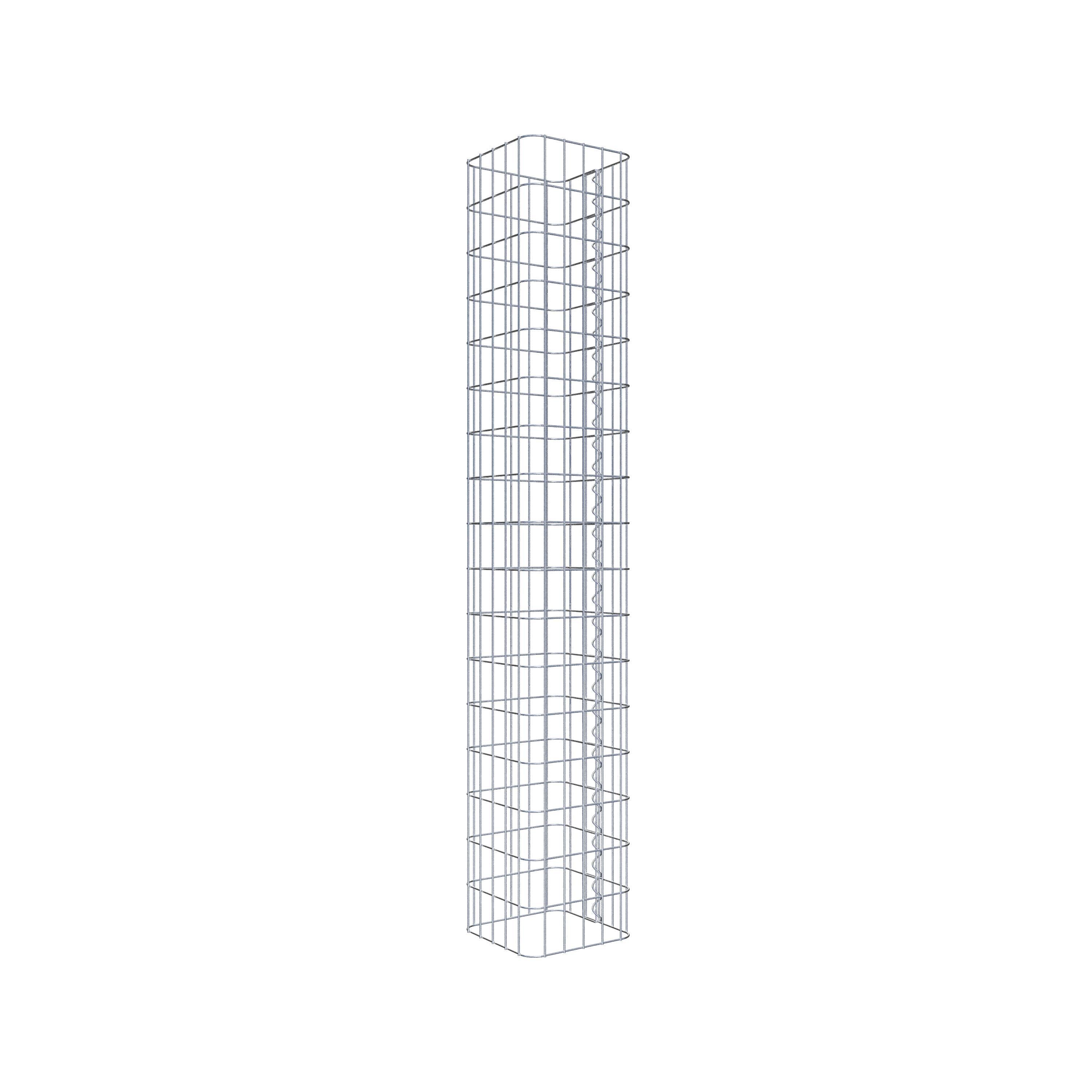 Colonne gabion 27 x 27 cm, MW 5 x 10 cm carré