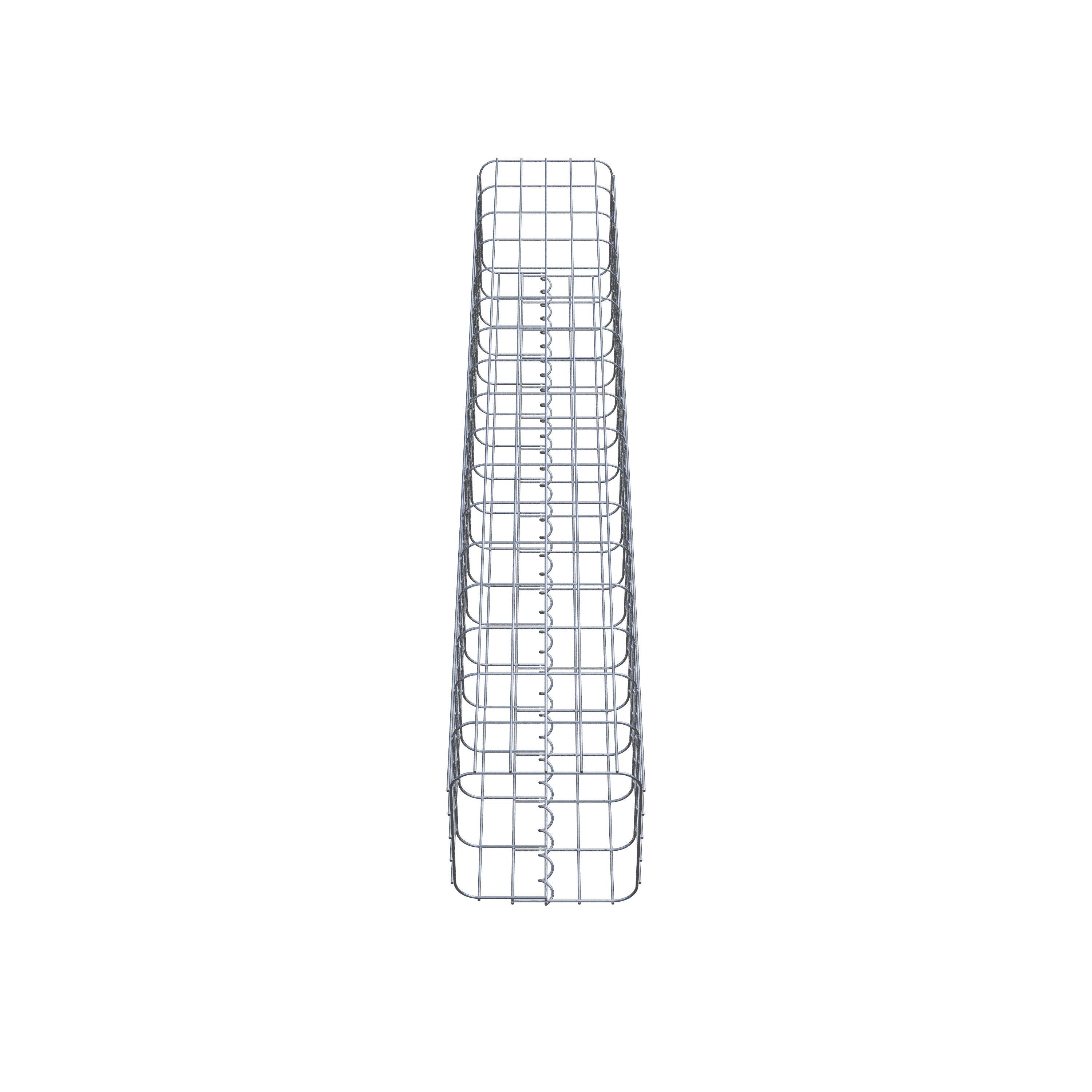 Colonne gabion 27 x 27 cm, MW 5 x 10 cm carré