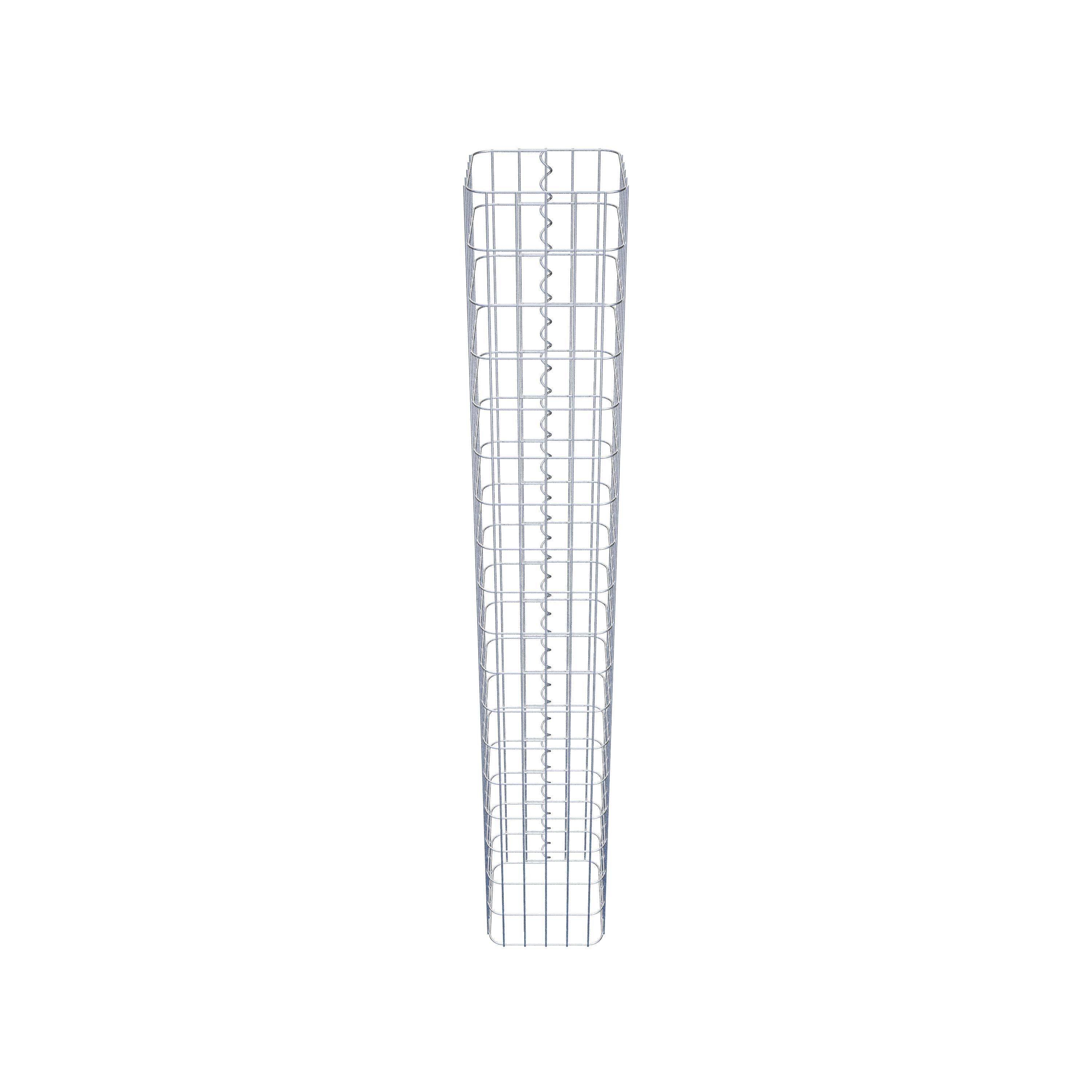 Colonne gabion 27 x 27 cm, MW 5 x 10 cm carré