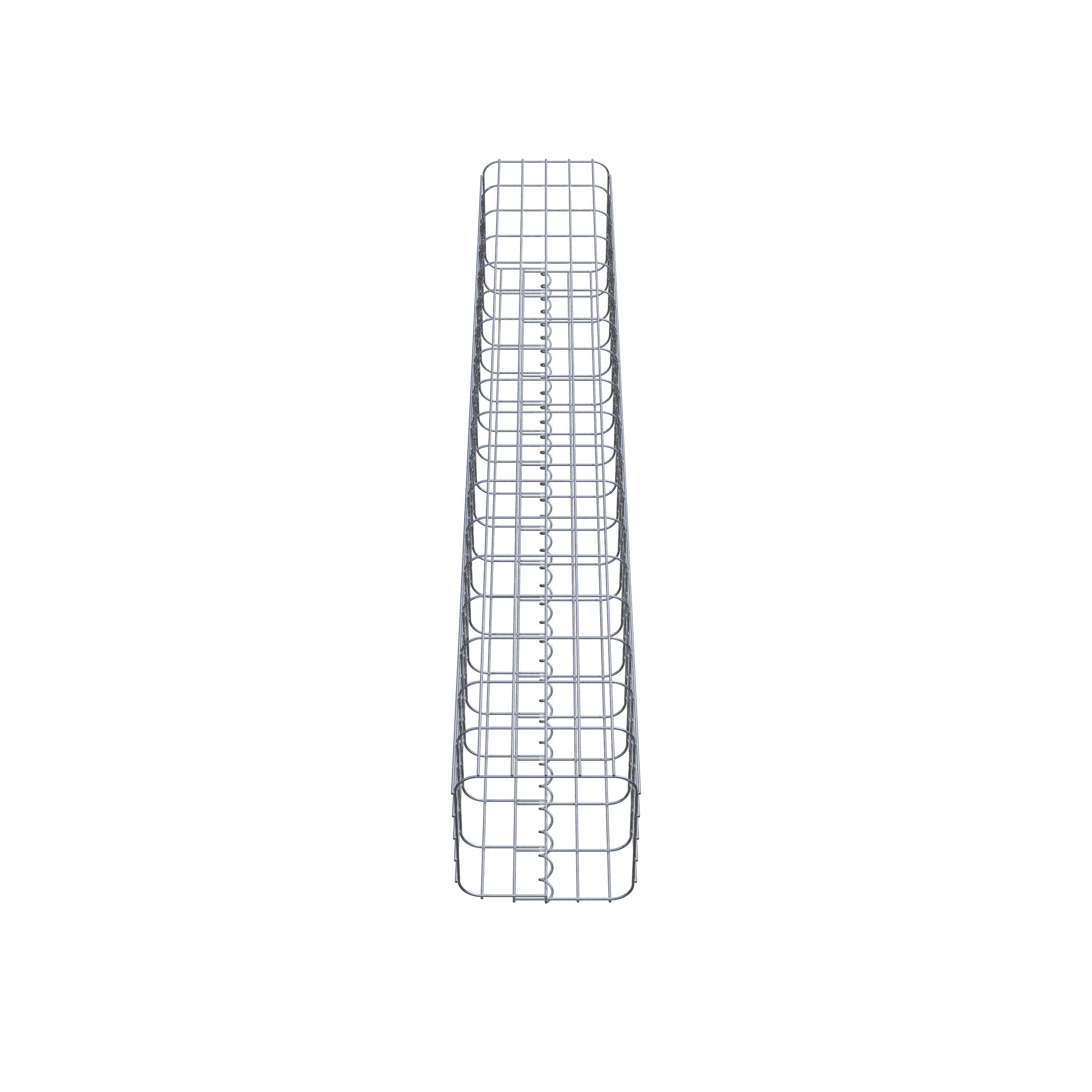 Colonne gabion 27 x 27 cm, MW 5 x 10 cm carré