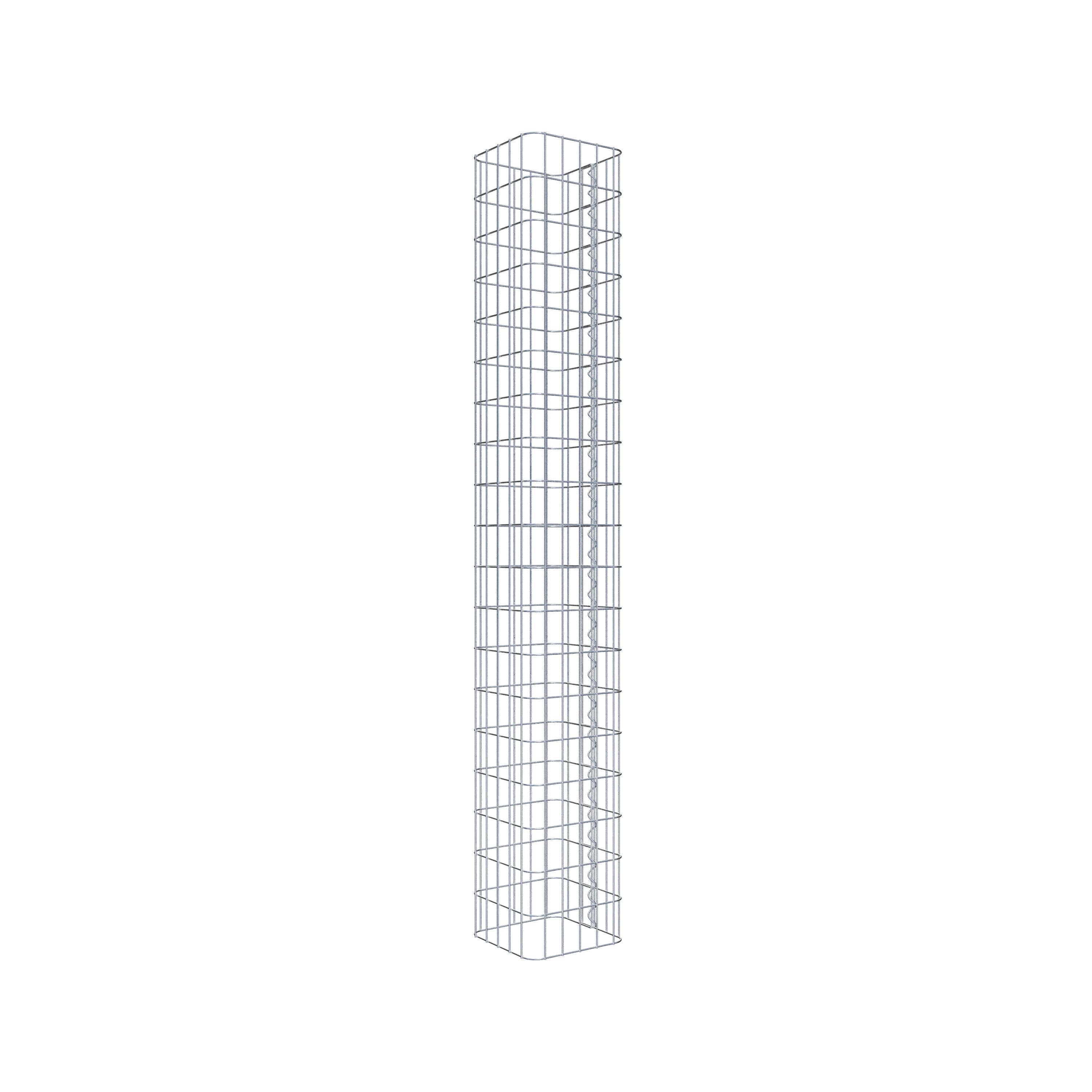 Colonne gabion 27 x 27 cm, MW 5 x 10 cm carré