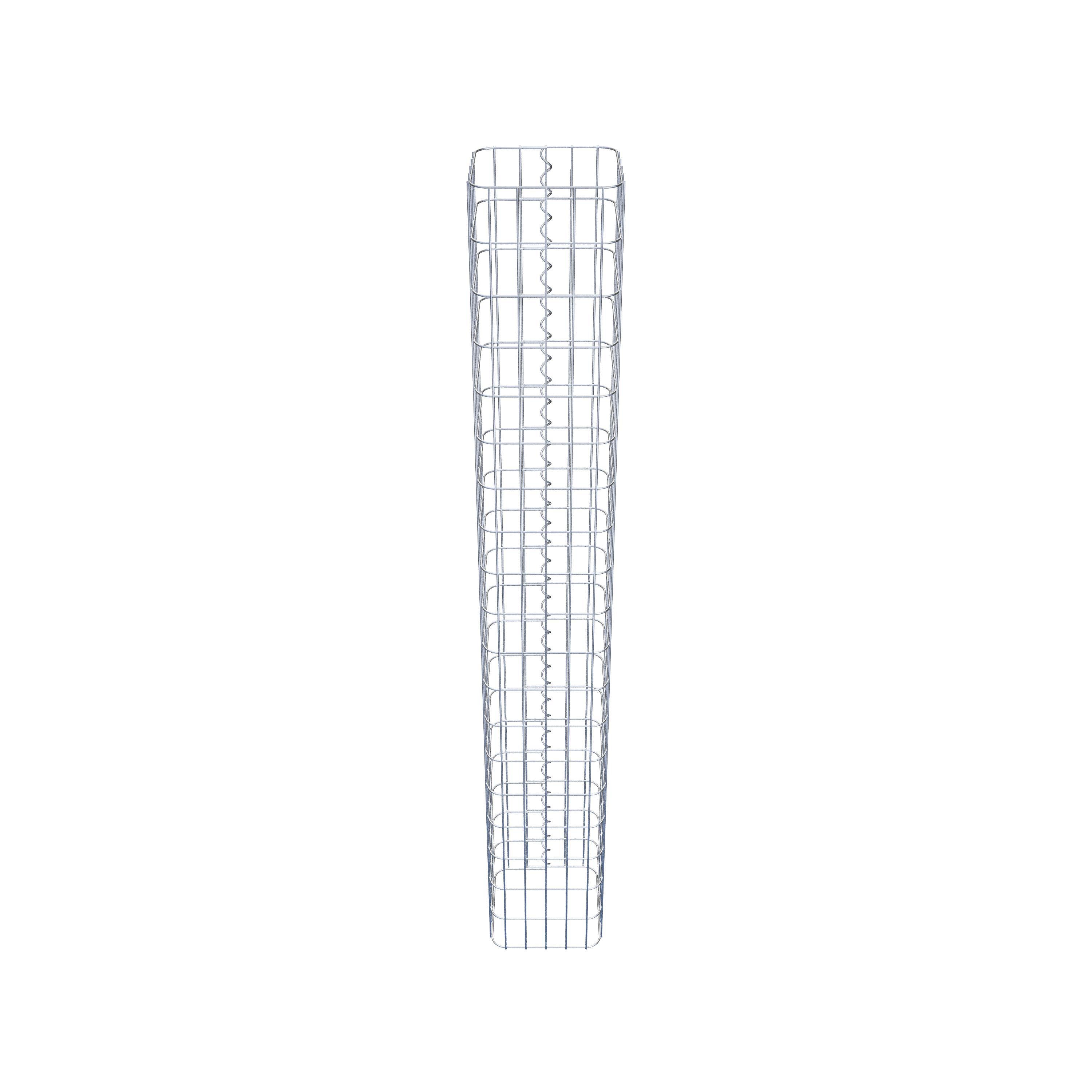 Colonne gabion 27 x 27 cm, MW 5 x 10 cm carré