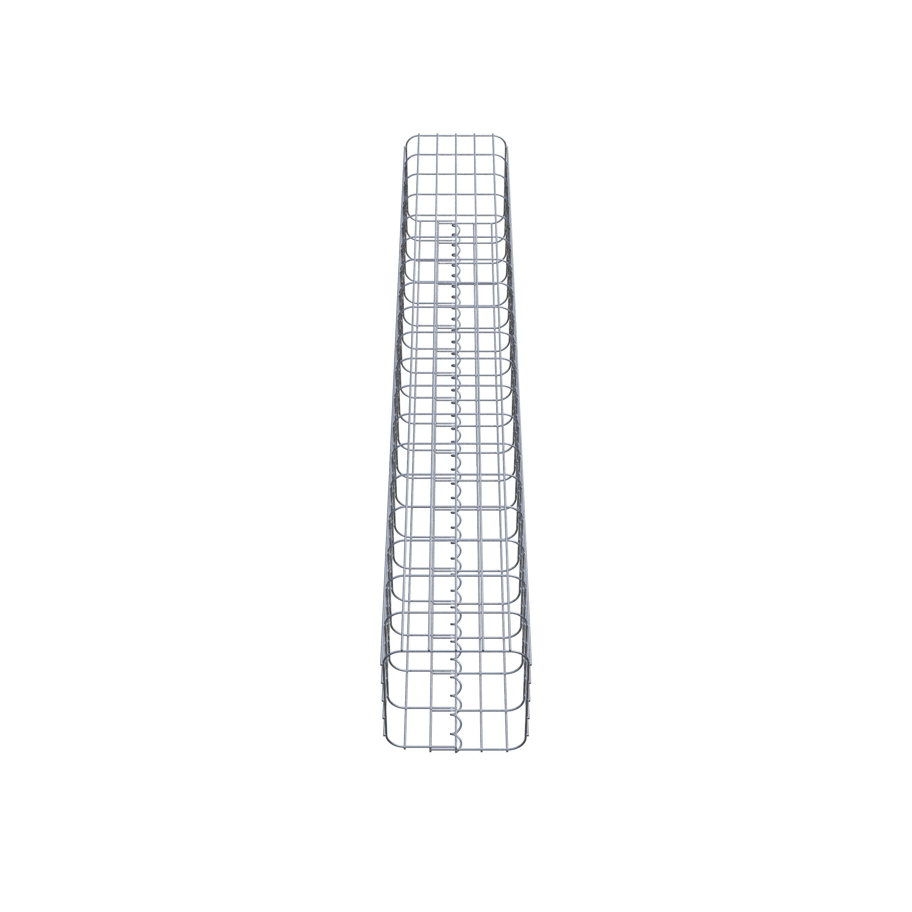 Colonne gabion 27 x 27 cm, MW 5 x 10 cm carré