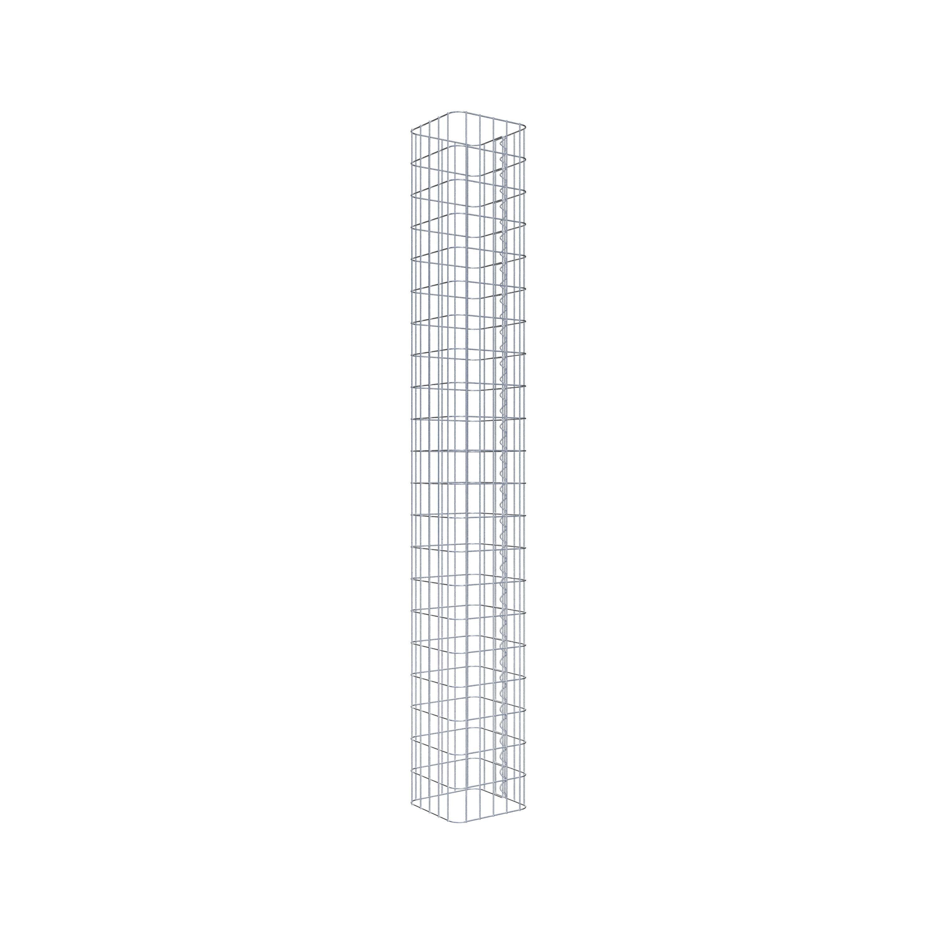 Colonne gabion 27 x 27 cm, MW 5 x 10 cm carré