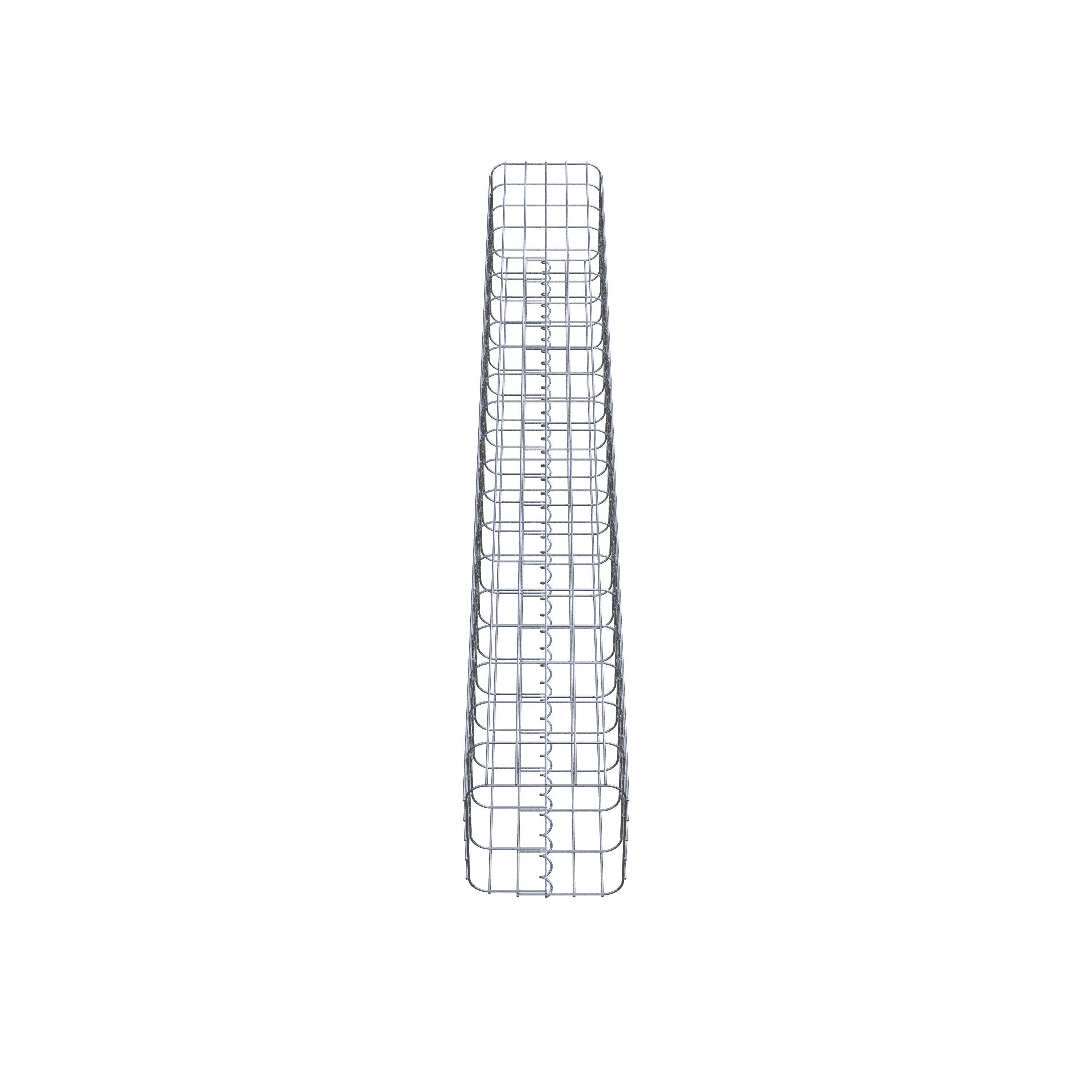 Colonne gabion 27 x 27 cm, MW 5 x 10 cm carré