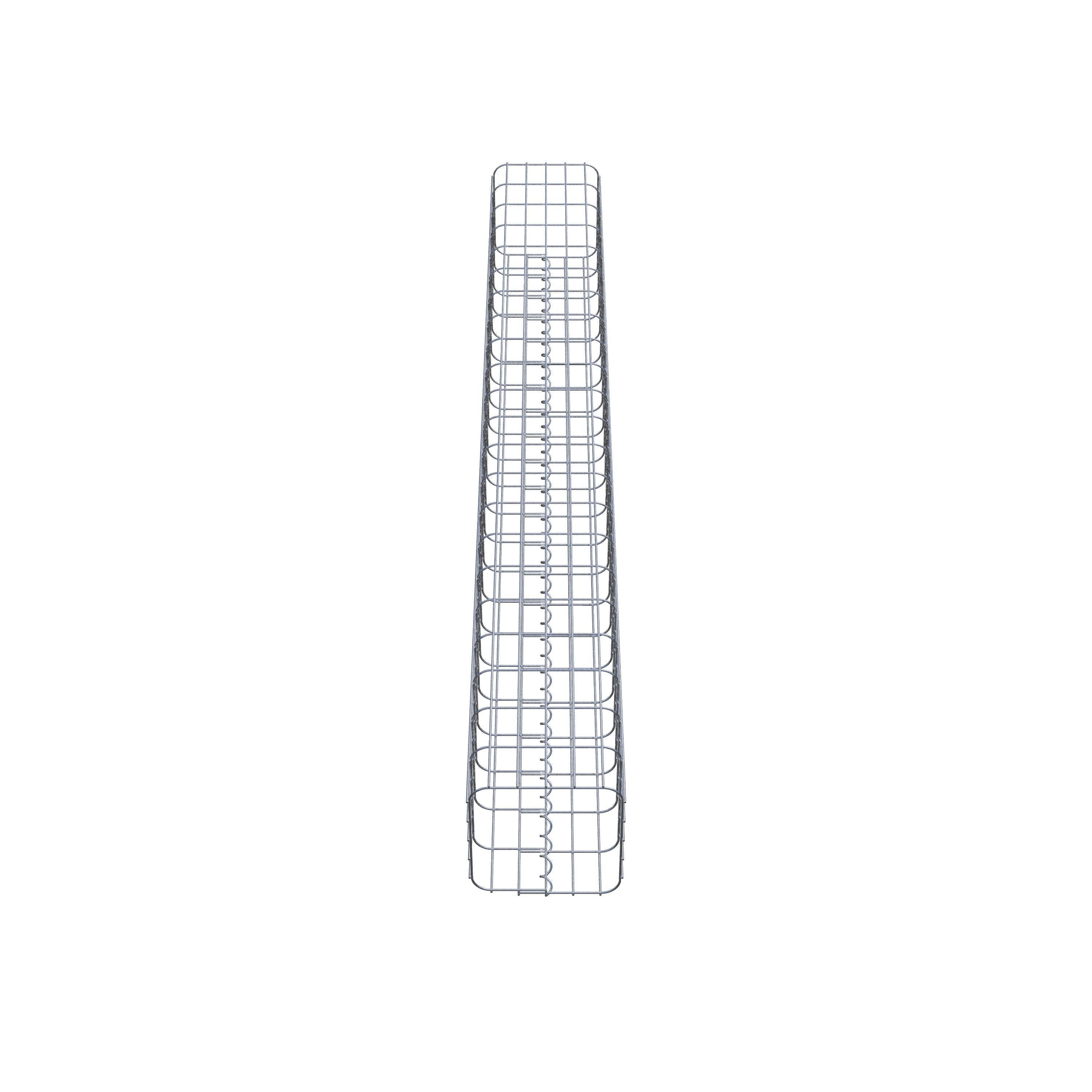 Colonne gabion 27 x 27 cm, MW 5 x 10 cm carré