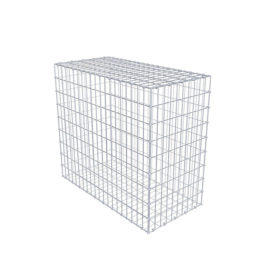 Gabion 100 cm x 90 cm x 50 cm (L x H x D), maskstorlek 5 x 10 cm, spiralring