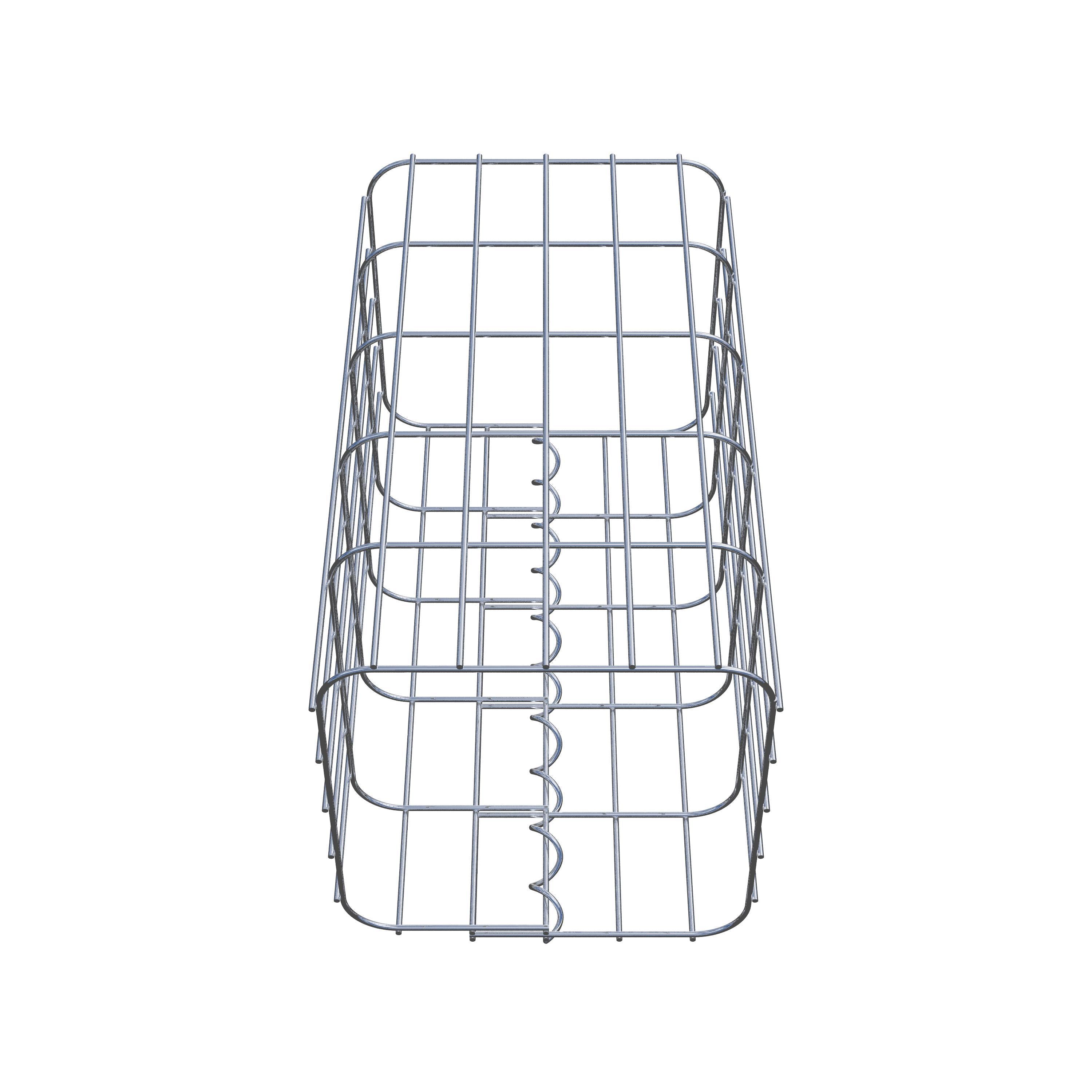 Colonne gabion 27 x 27 cm, MW 5 x 10 cm carré