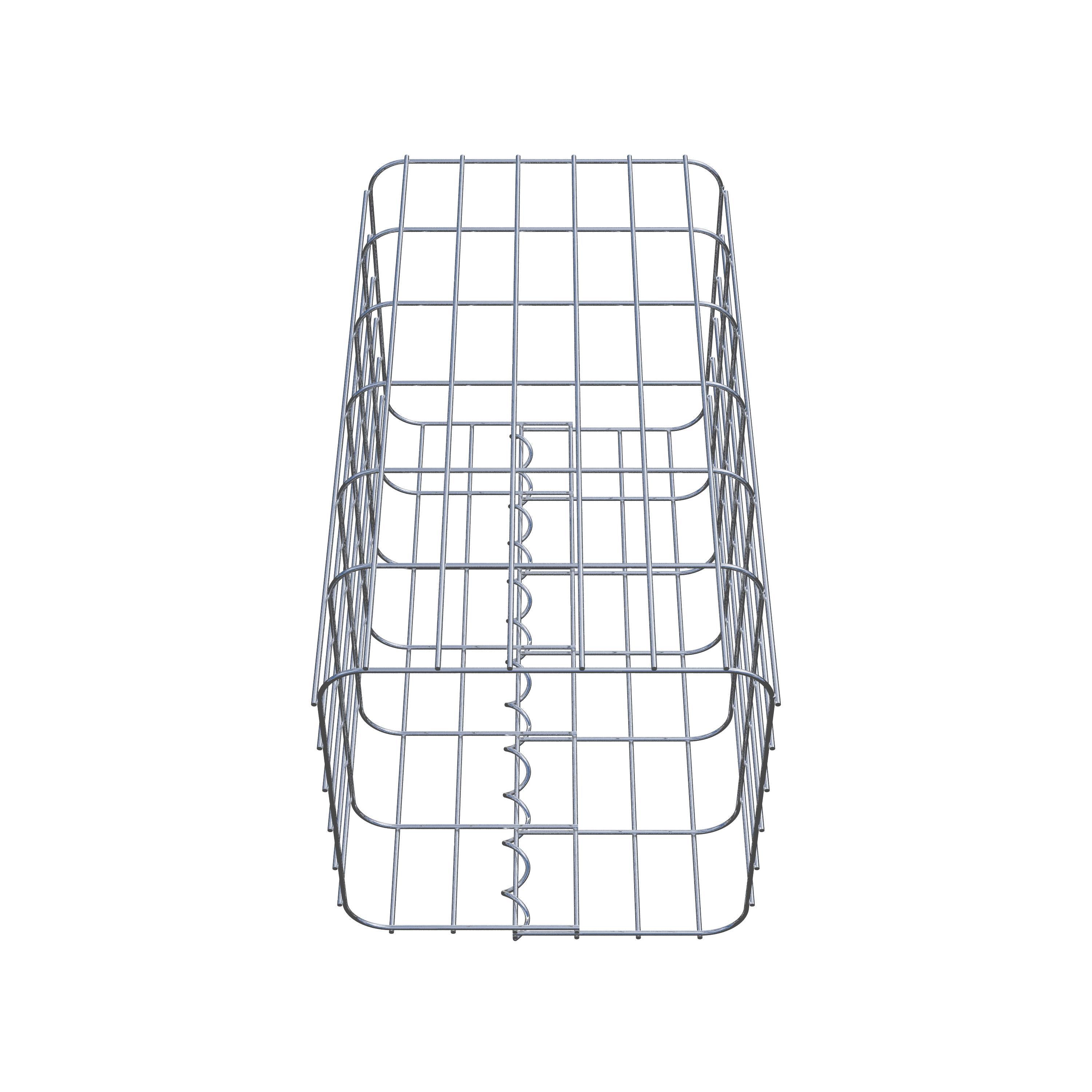 Colonne gabion 32 x 32 cm, MW 5 x 10 cm carré