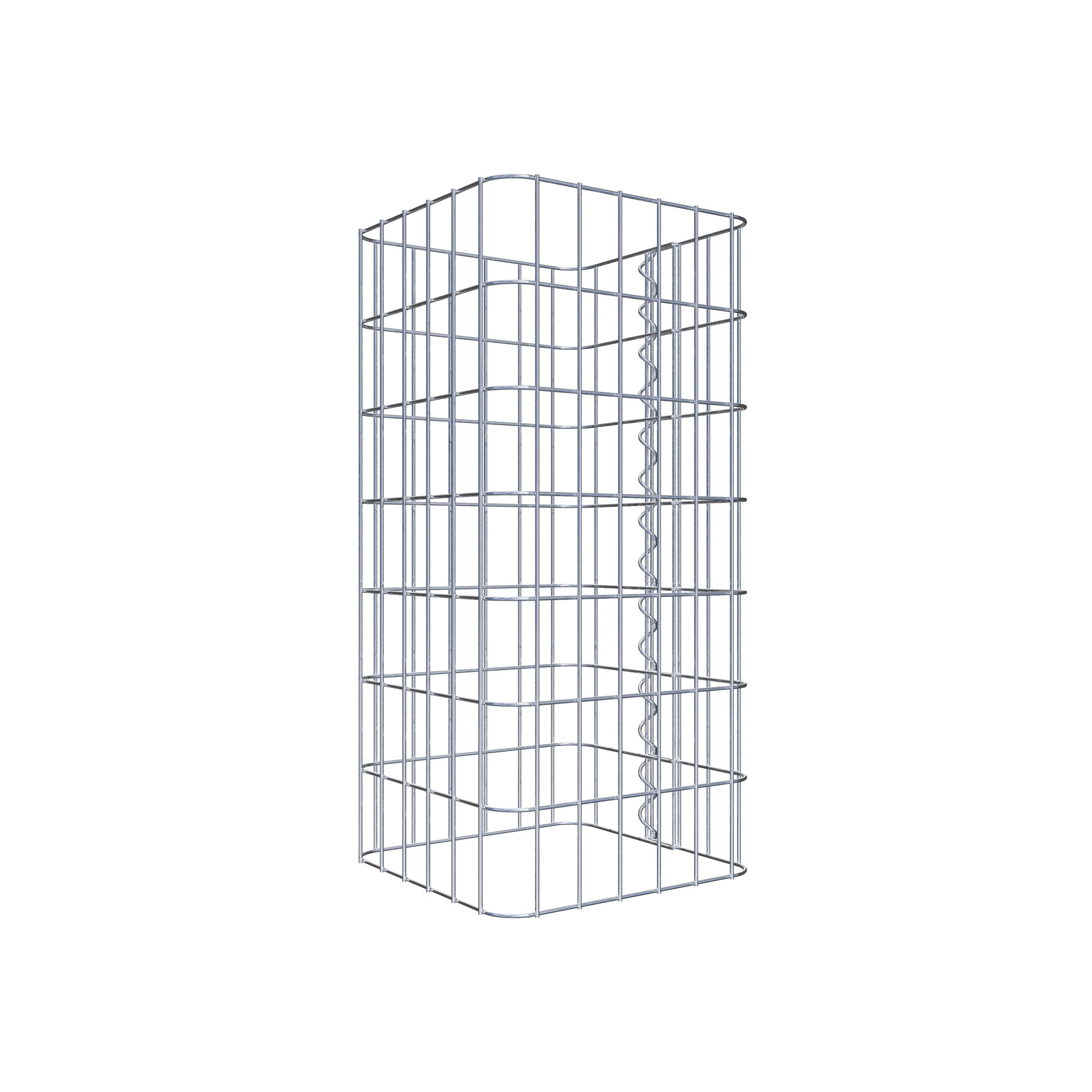 Colonne gabion 32 x 32 cm, MW 5 x 10 cm carré