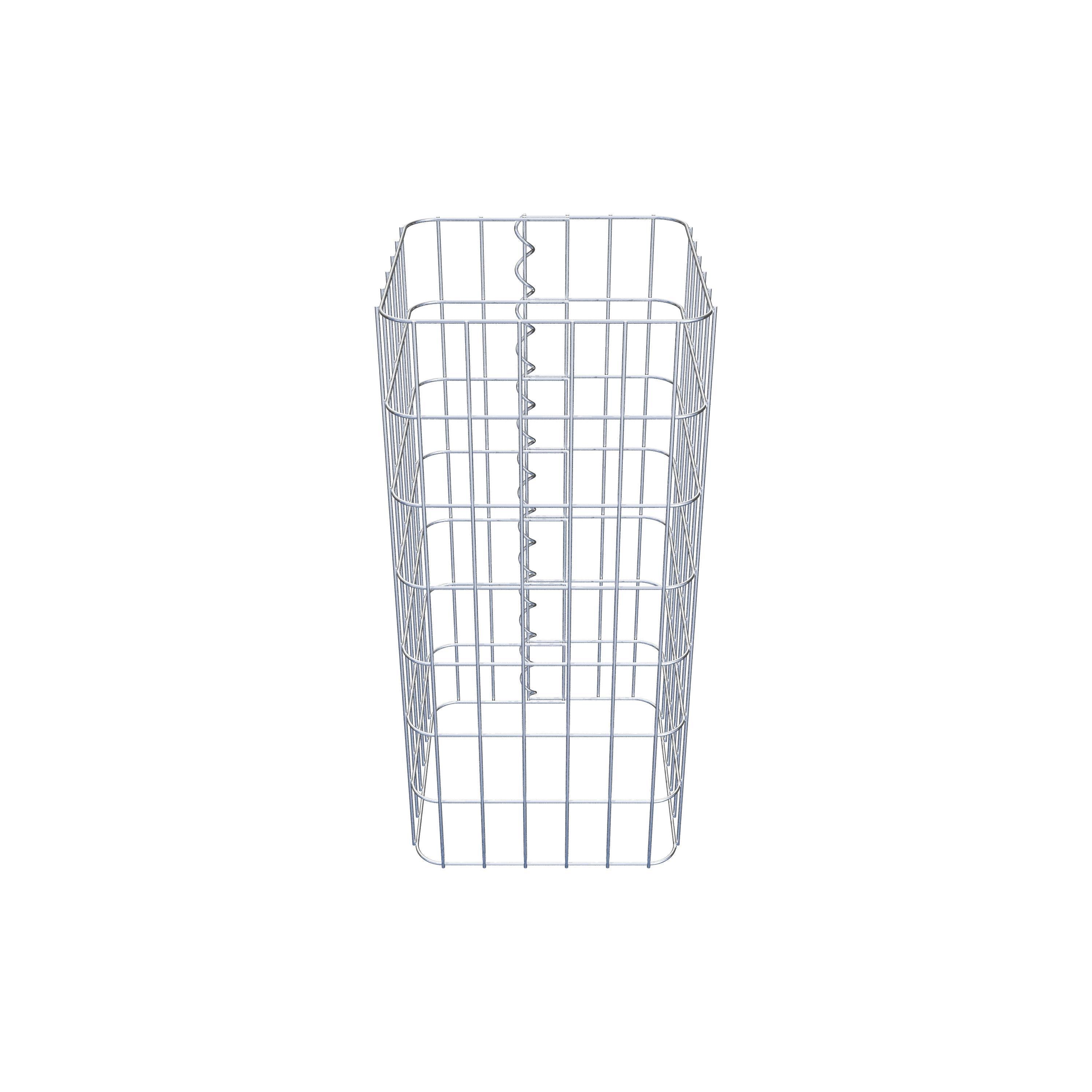 Colonne gabion 32 x 32 cm, MW 5 x 10 cm carré