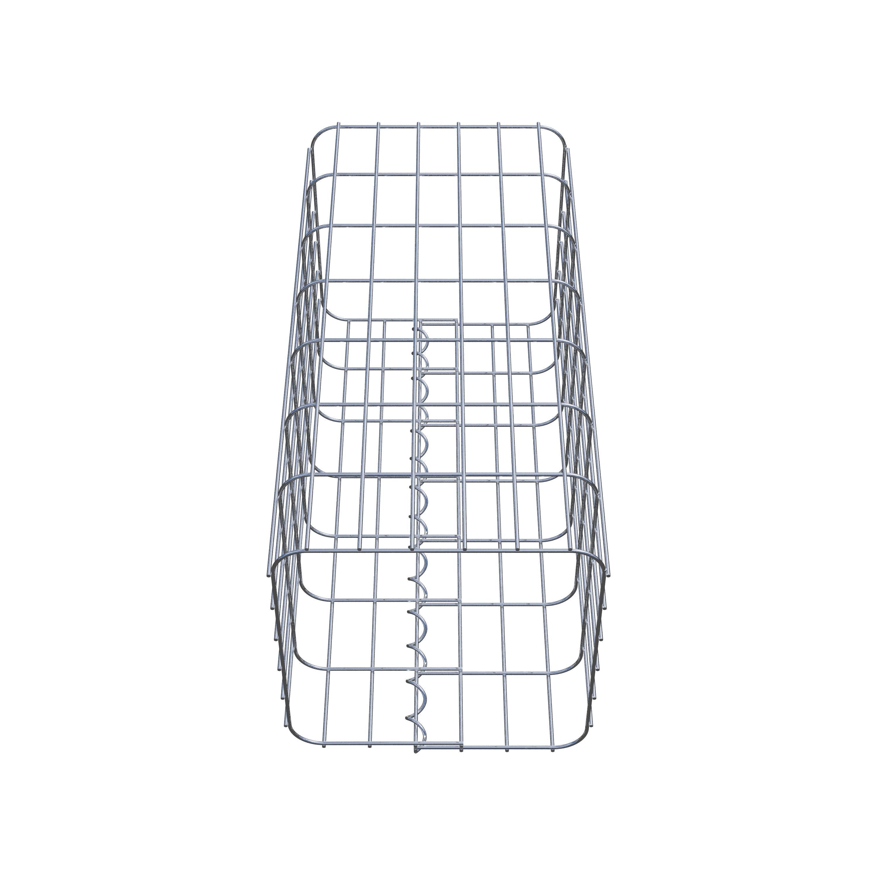 Colonne gabion 32 x 32 cm, MW 5 x 10 cm carré