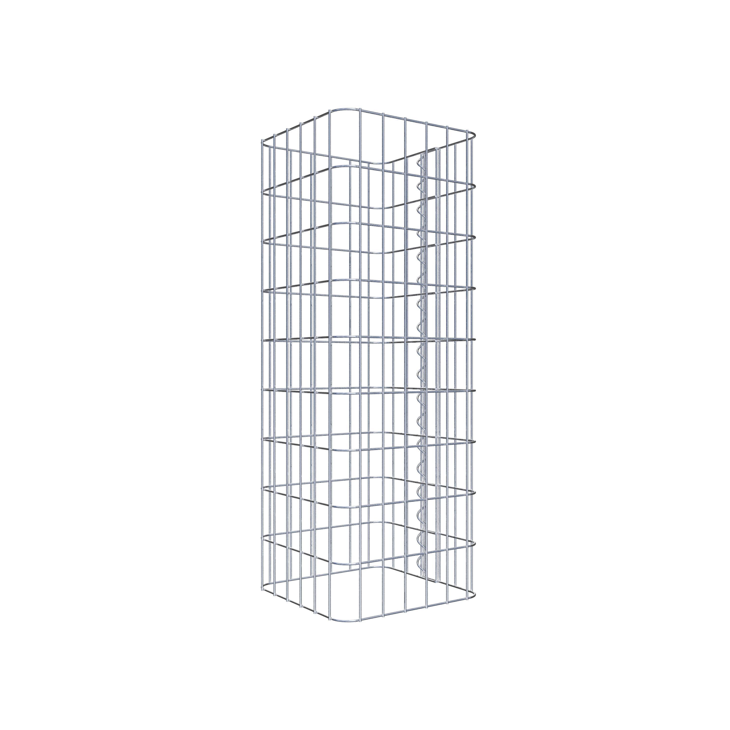 Colonne gabion 32 x 32 cm, MW 5 x 10 cm carré