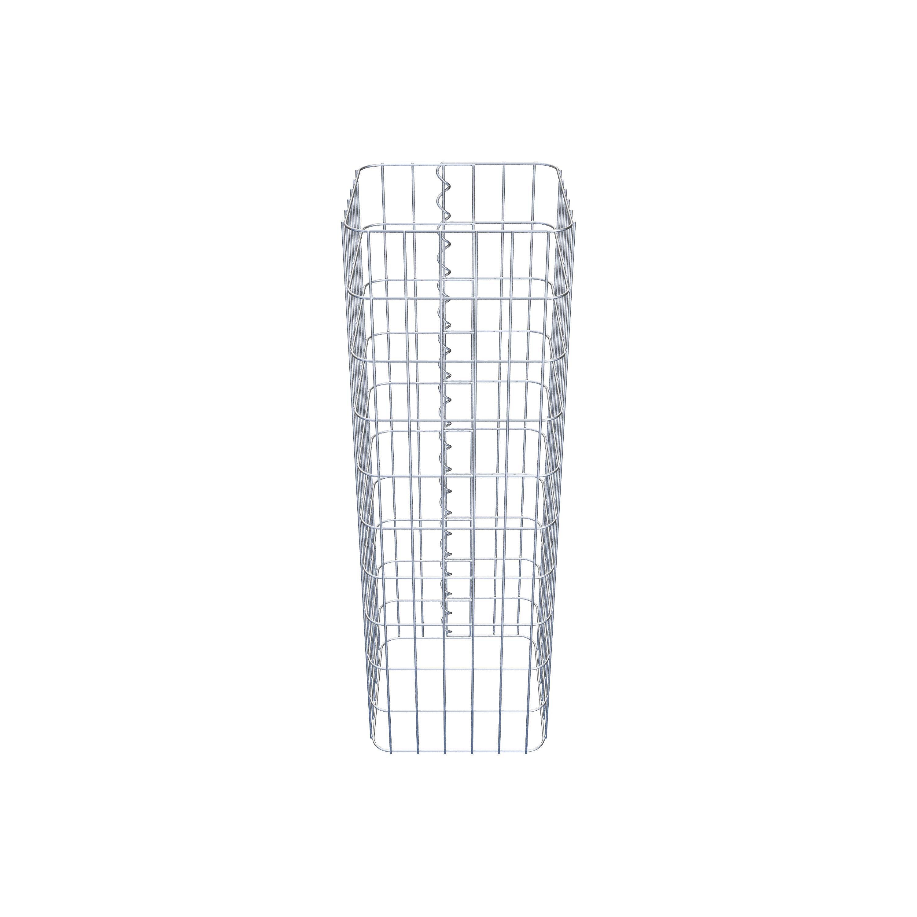 Colonne gabion 32 x 32 cm, MW 5 x 10 cm carré