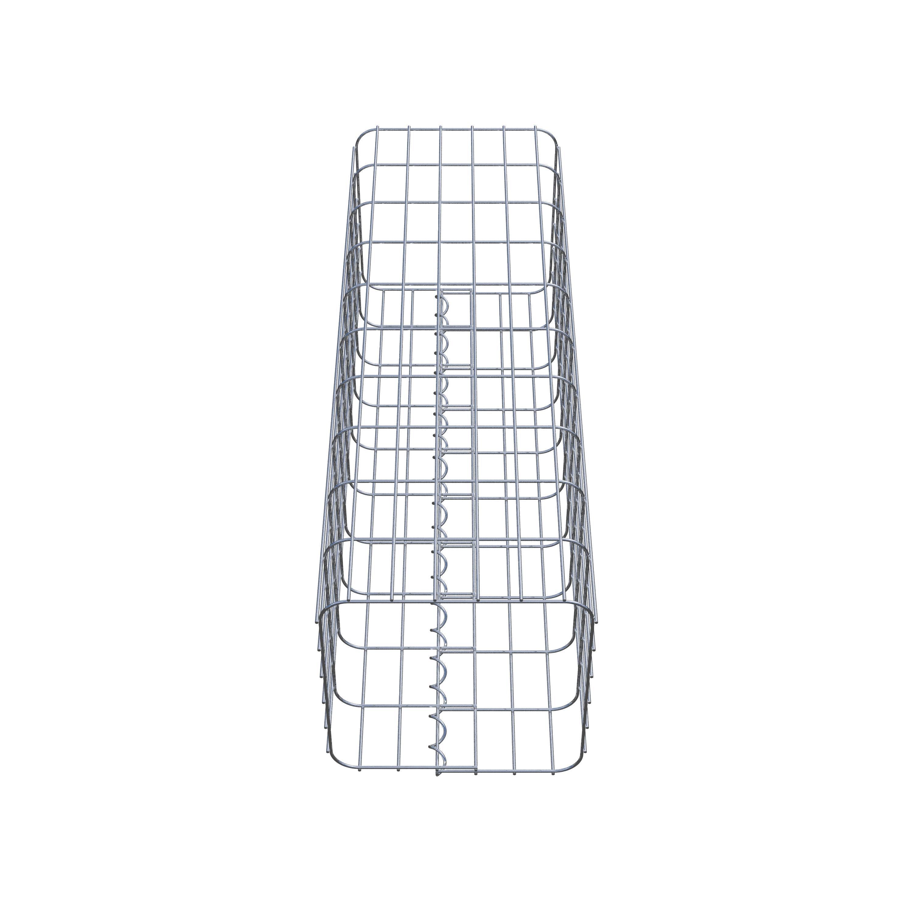 Colonne gabion 32 x 32 cm, MW 5 x 10 cm carré